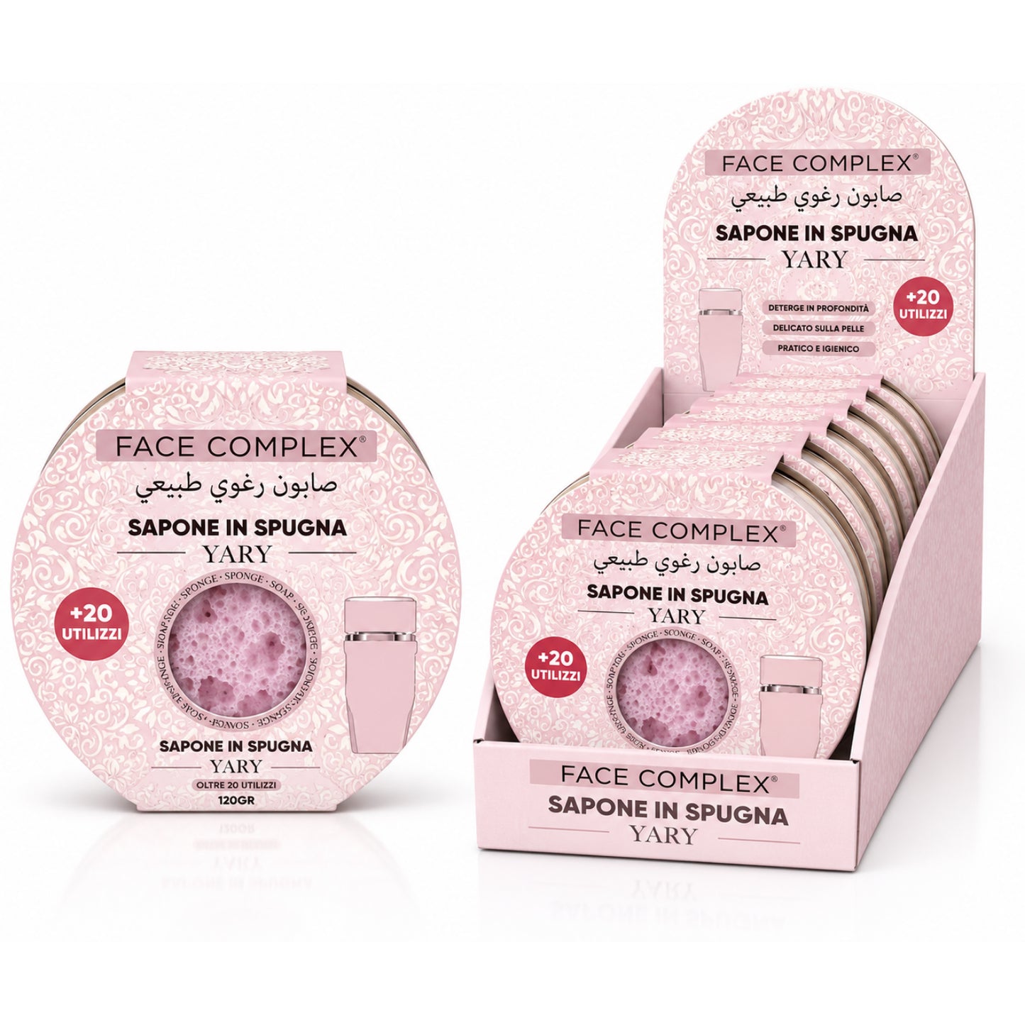 Sapone in Spugna Yary - Detergente e Profumazione Elegante