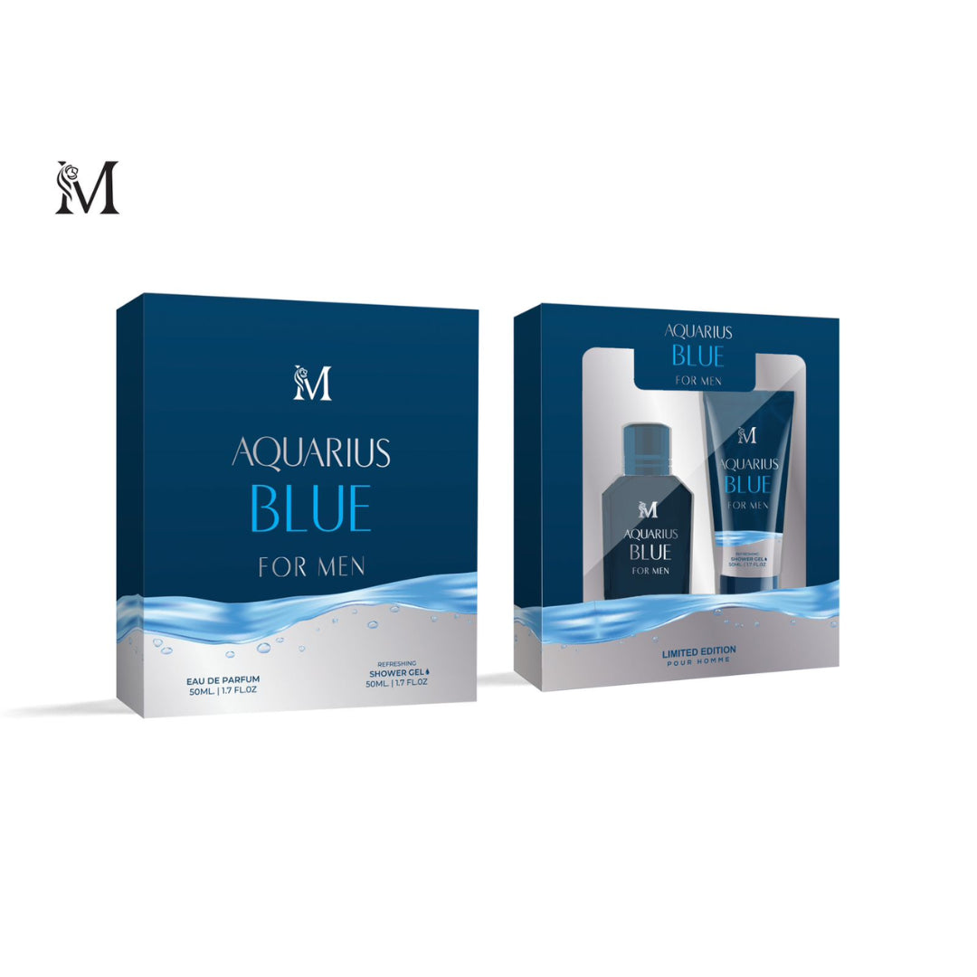 Cofanetto Aquarius Blue EDP + Shower Gel