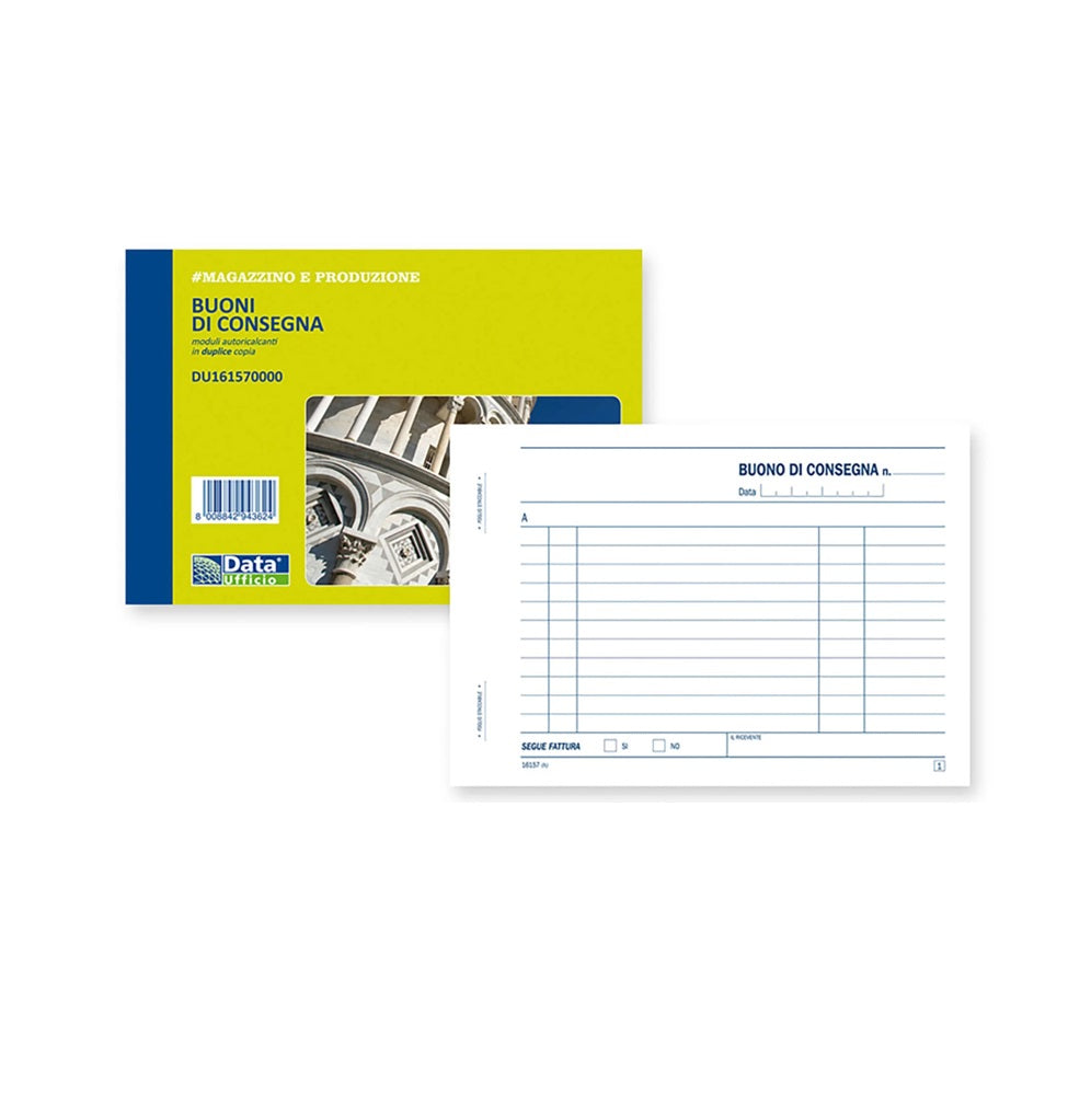 Blocco Buoni Consegna A6 duplice copia