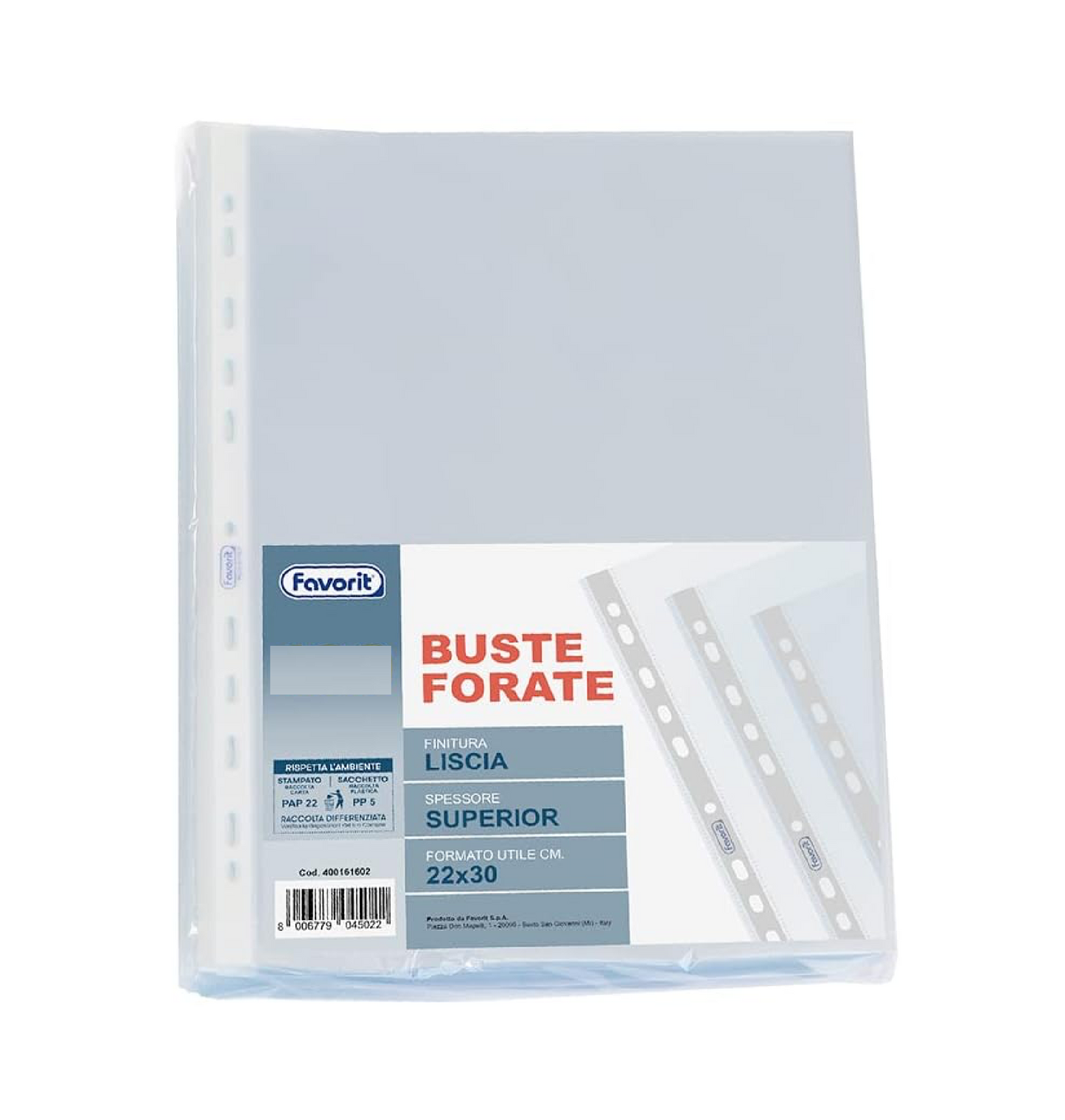Buste Forate Superior 22x30 50pz.