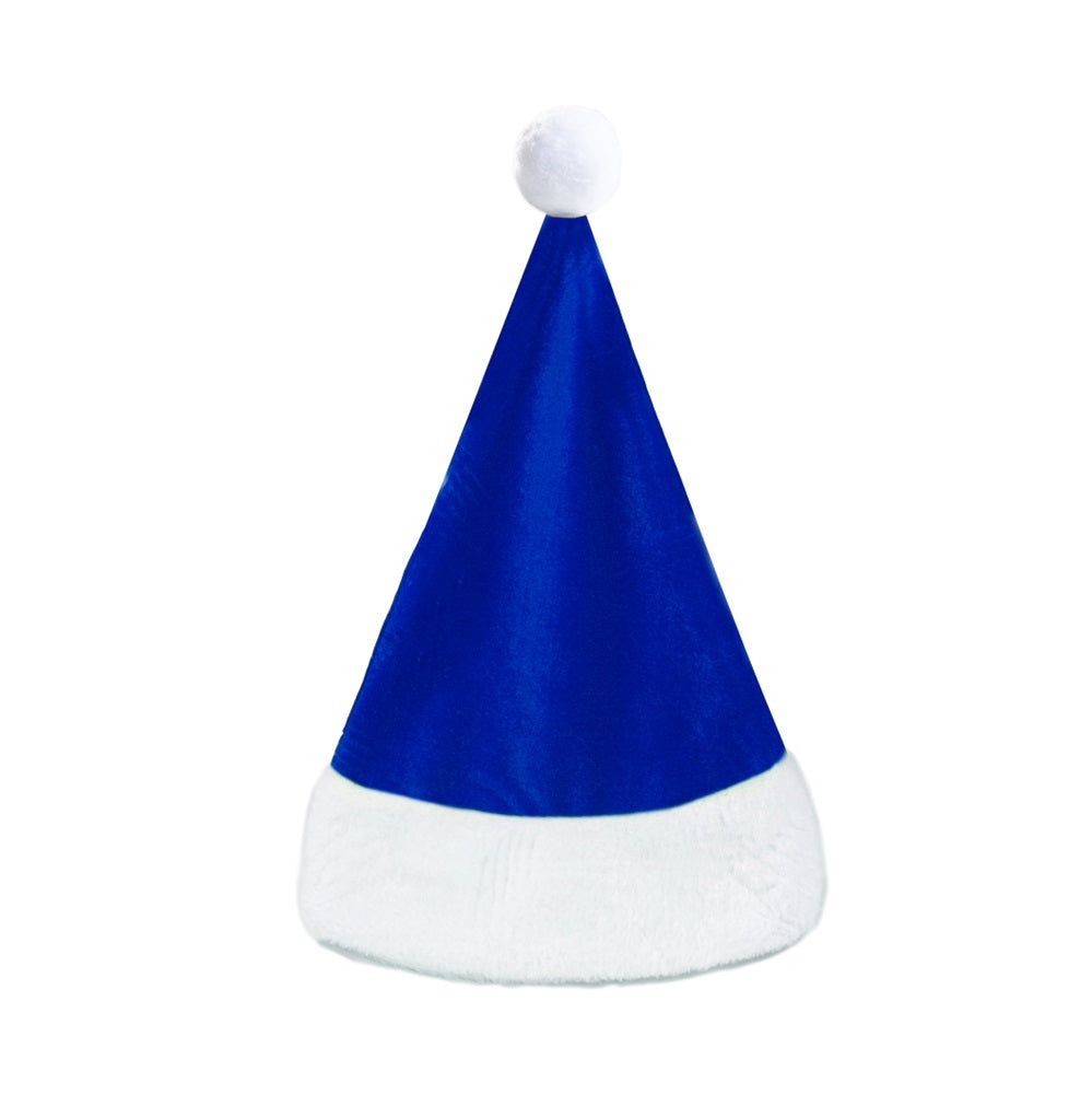 Cappello Blu Babbo Natale ciniglia