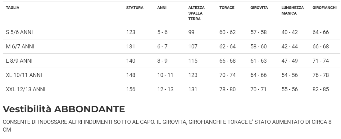 Costume Pulcinella Bambino Tg 5/6anni a 12/13anni