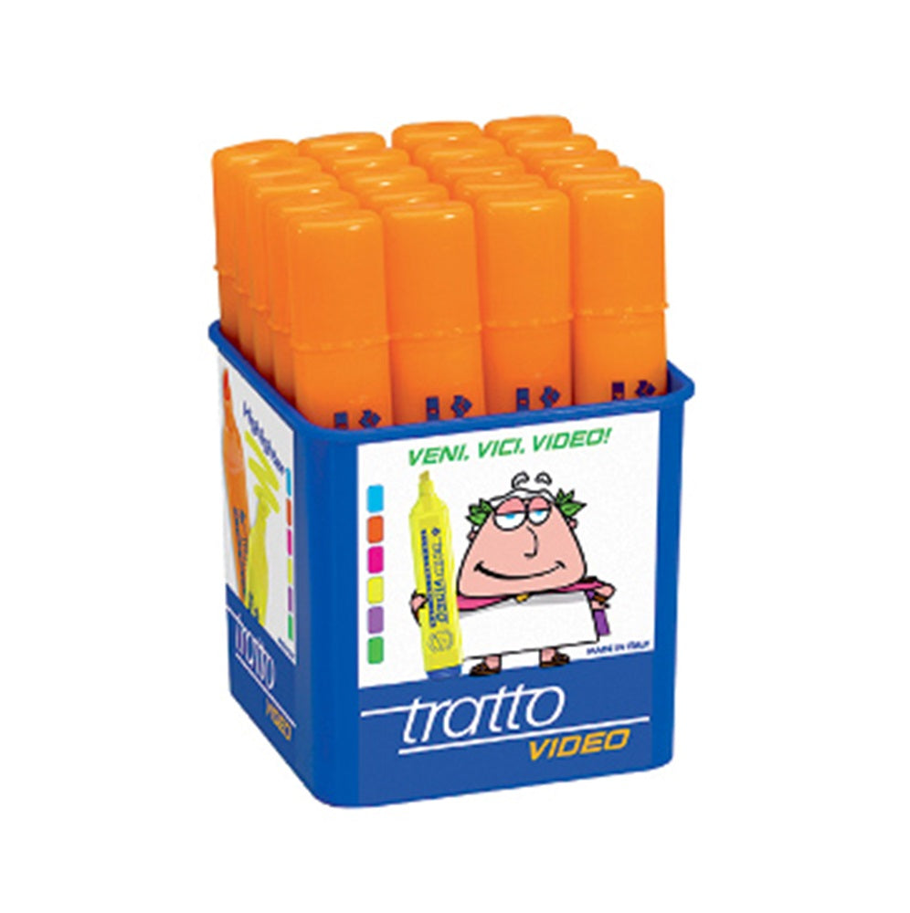 Evidenziatore Arancione Fluo Barattolo 20pz