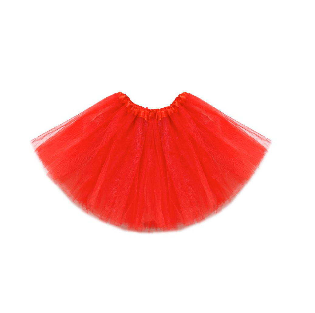 Gonna Tulle Rossa Bambina