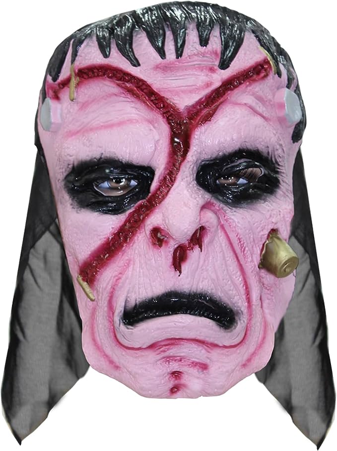 Maschera Vampiro Frankenstein mostro alieno verde