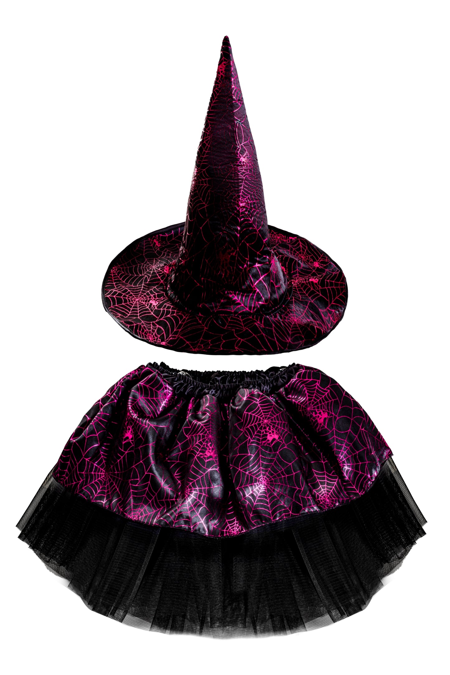 Set gonna e cappello strega bambina Taglia unica