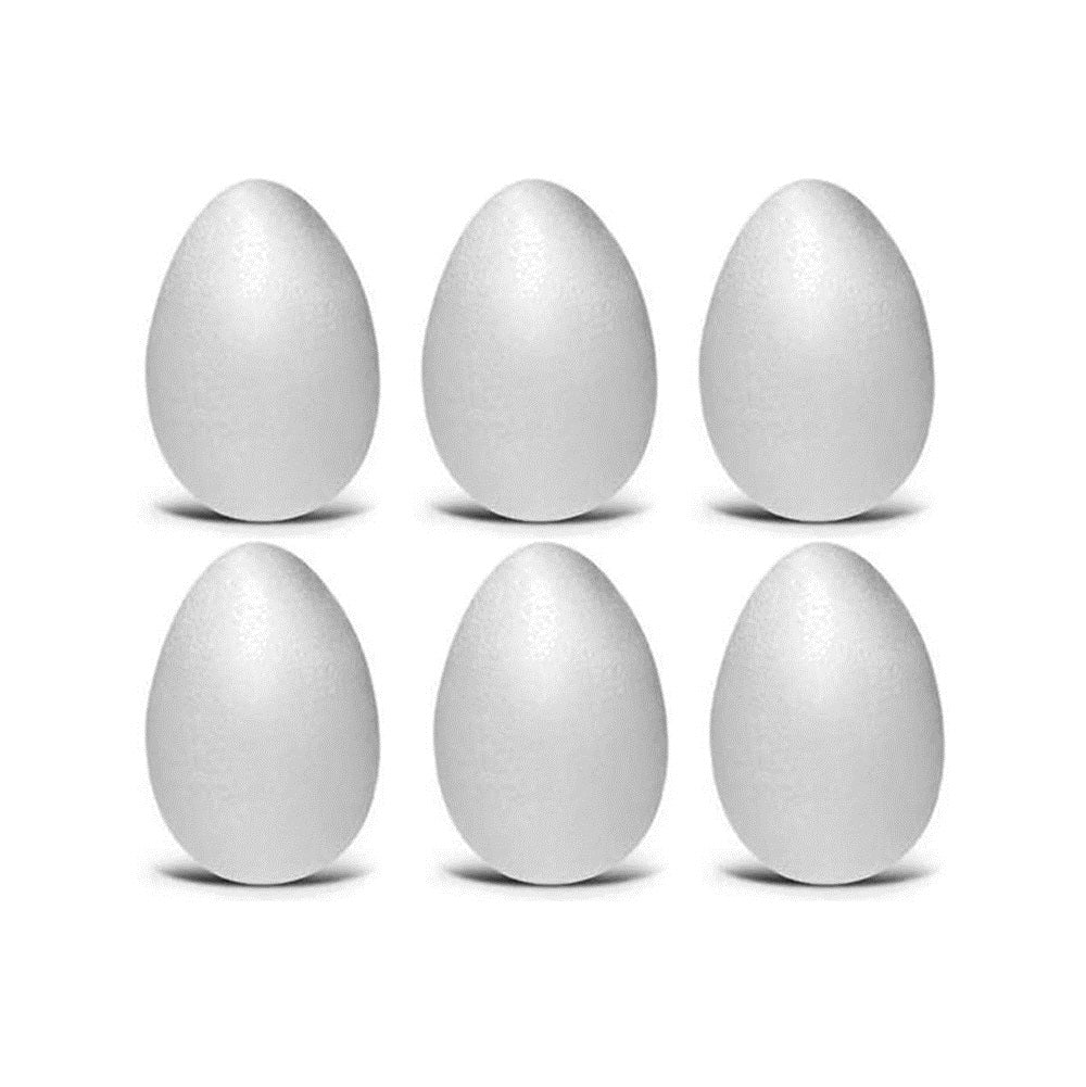 Uova in polistirolo decorazione pasquale 4pz