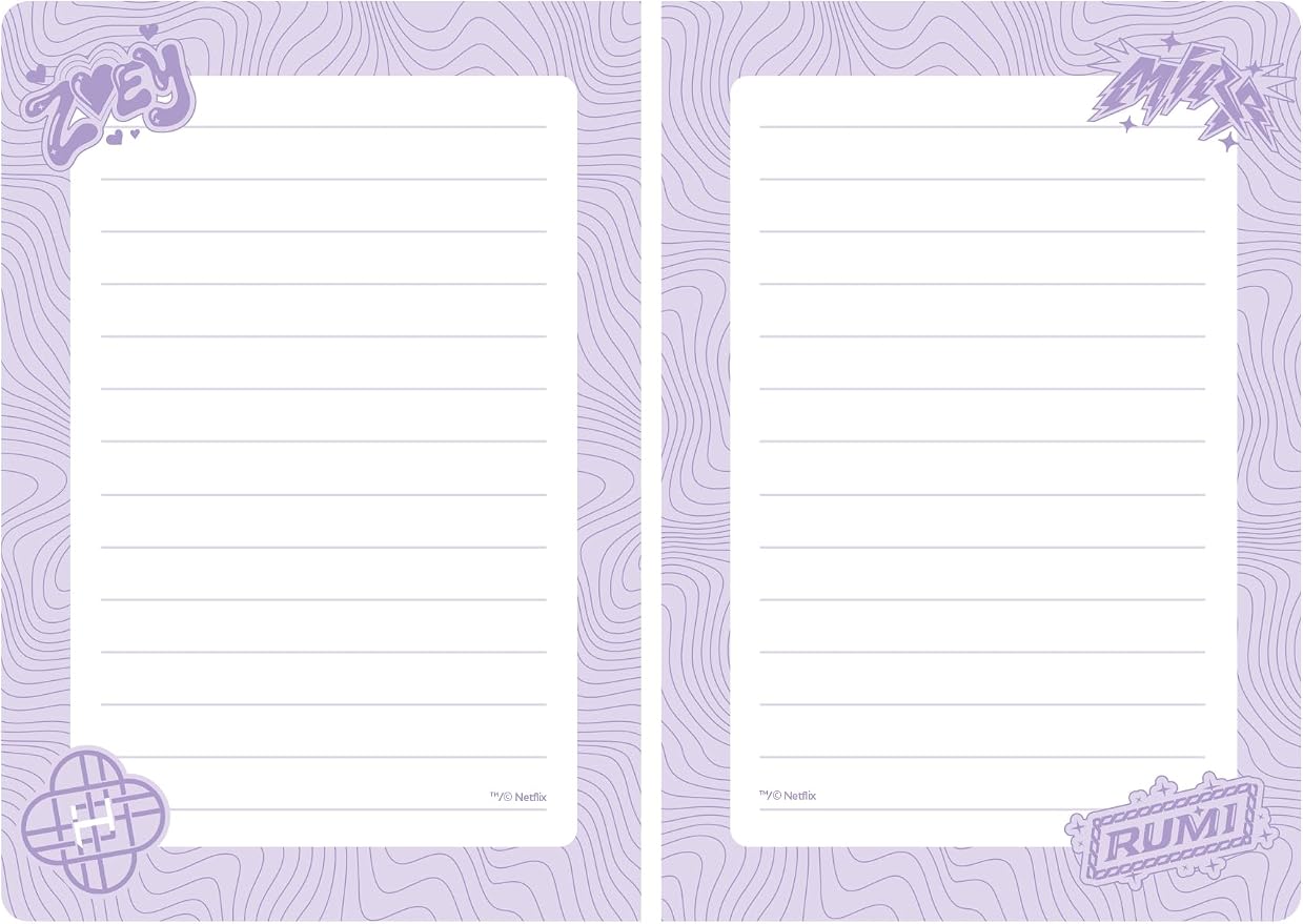 Fluffy Notebook K-Pop Demon Hunters - Taccuino Peloso A5 K-Pop