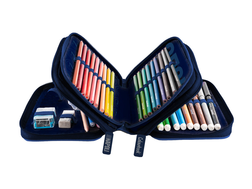Astuccio 3 Zip SSC Napoli - Completo e Organizzato 2027