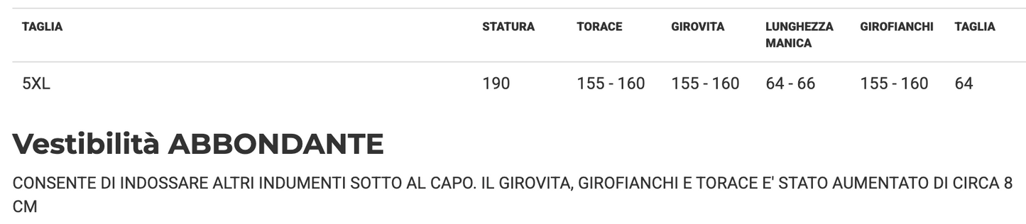 Costume Babbo Natale Adulto Da M a 5XL