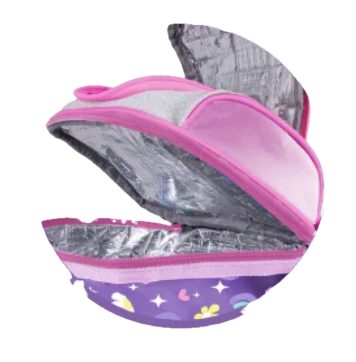 Lunch Bag Termica Unicorno con Doppio Scomparto e Manico - Portapranto Unicorno