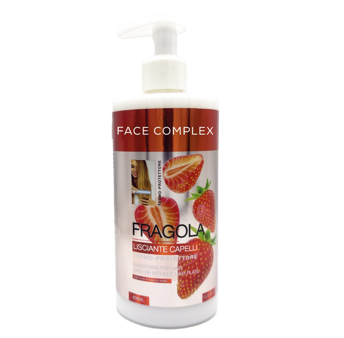 Latte Lisciante Termoprotettore Fragola - Anti-Crespo