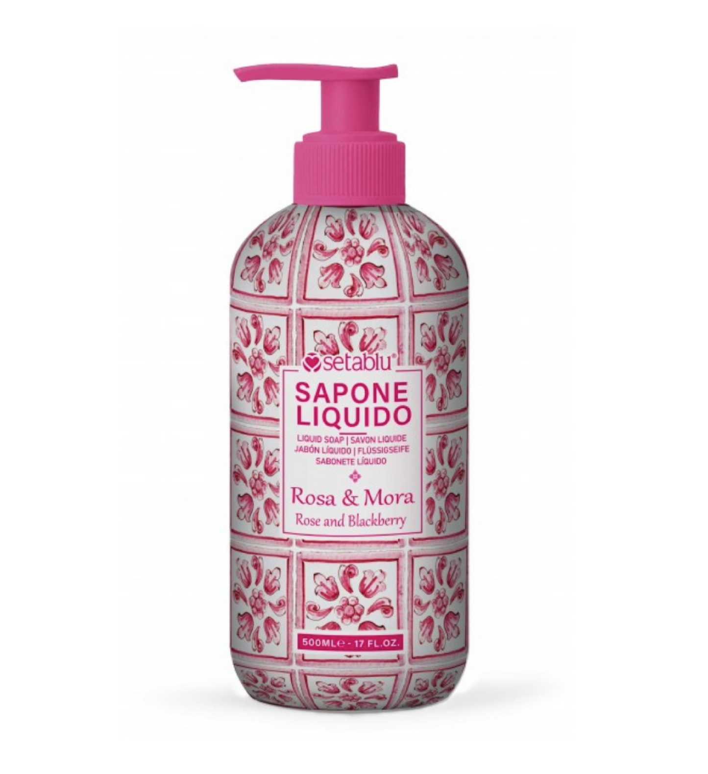 Sapone Liquido Rosa e Mora - Delicato e Profumato