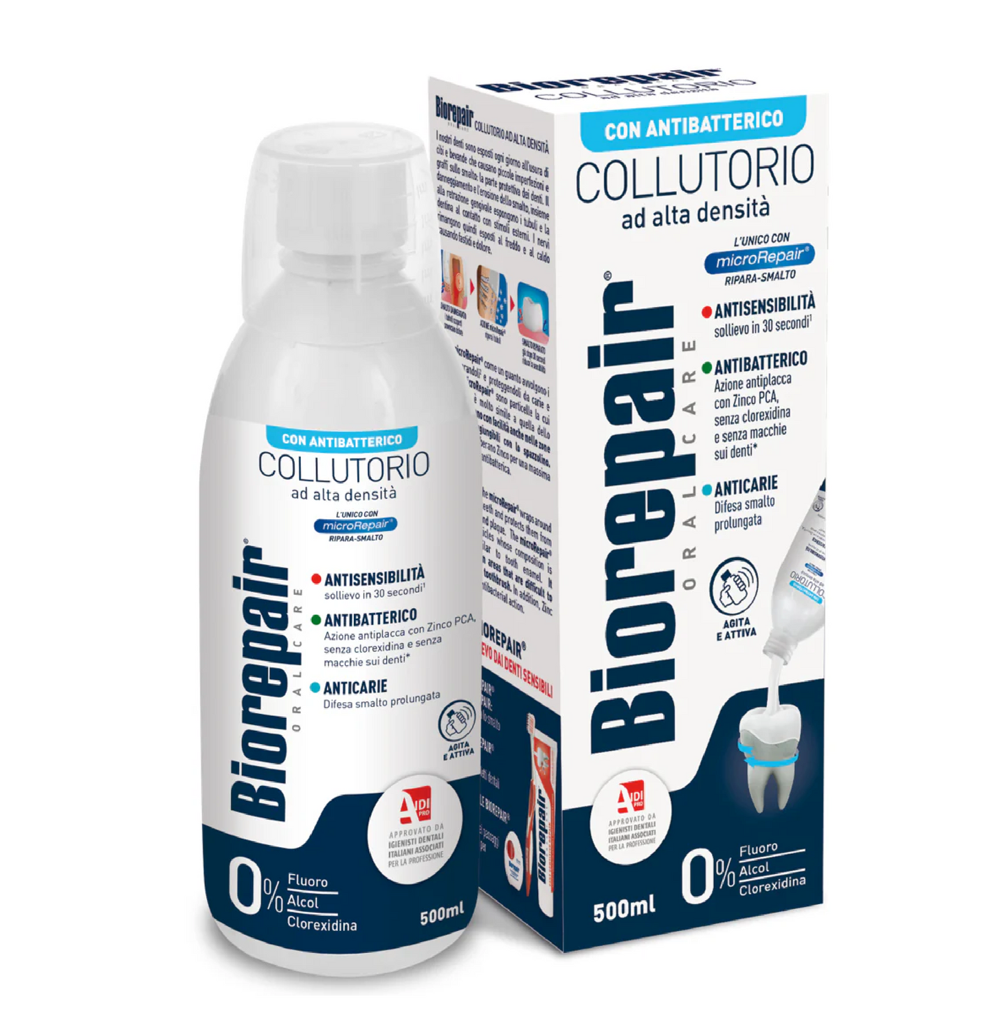 Collutorio Alta Densità Triplice Azione - Antisensibilità Antibatterico e Anticarie