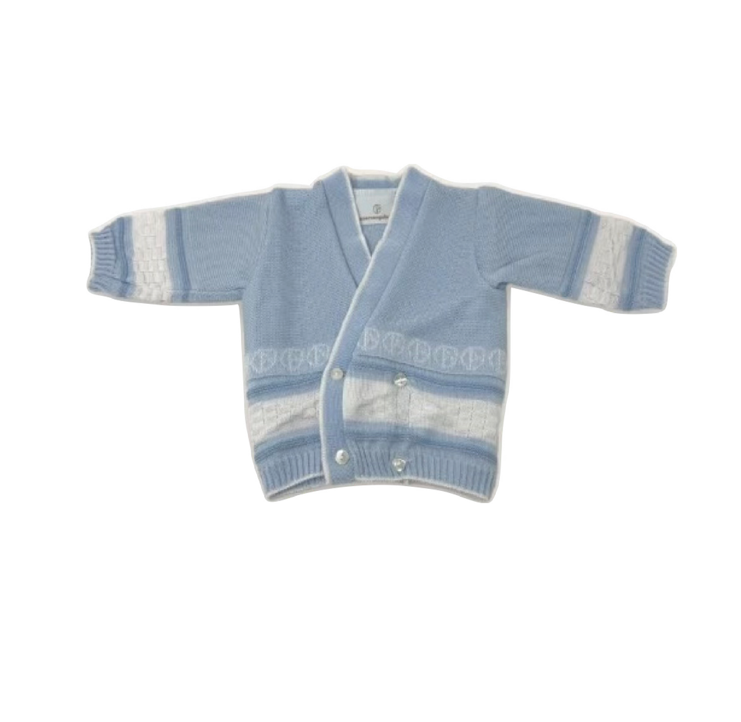 Scaldacuore Neonato In Puro Cotone Ricamato