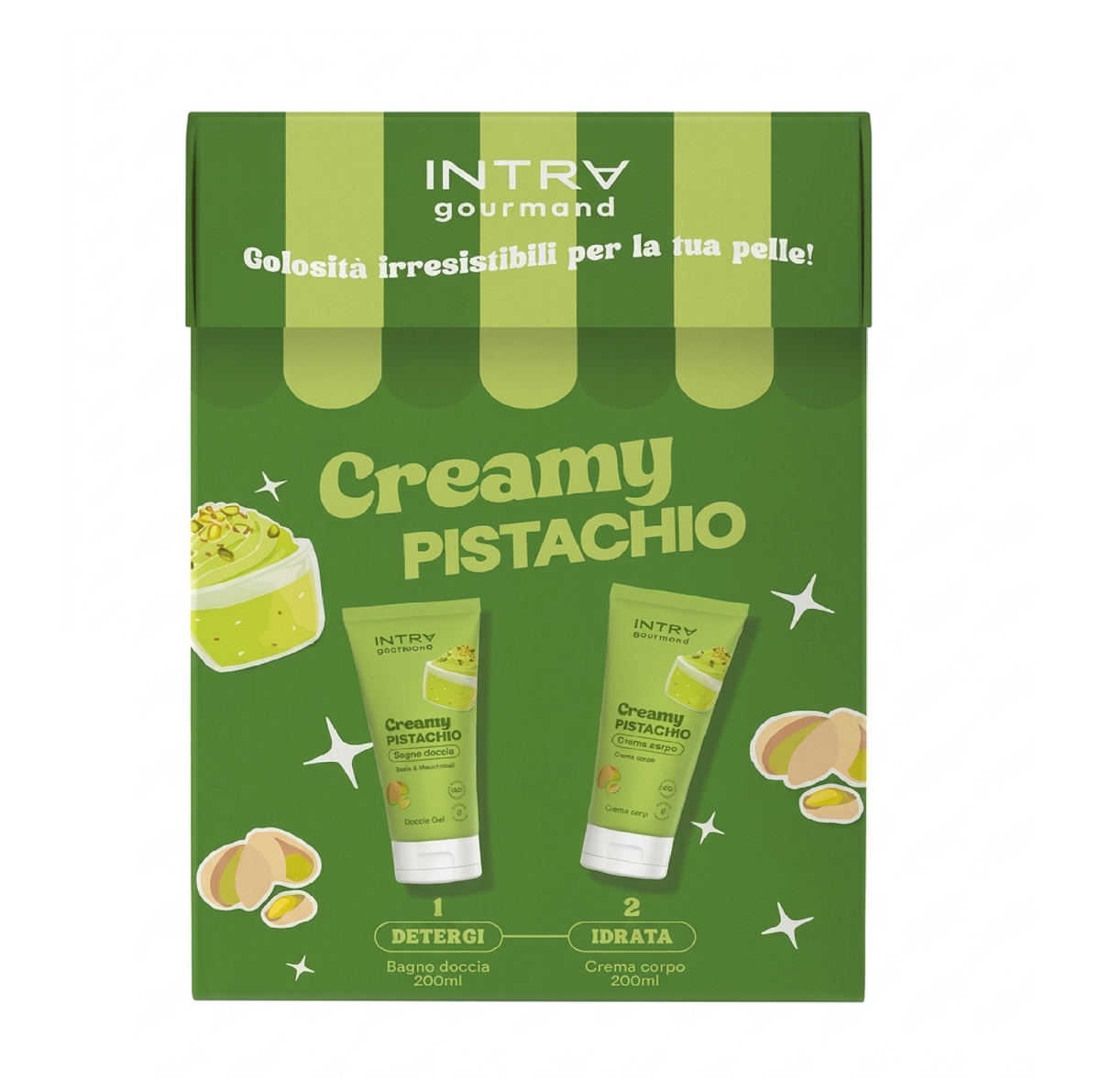 Creamy Pistachio Cofanetto - Bagno Doccia + Crema Pistacchio