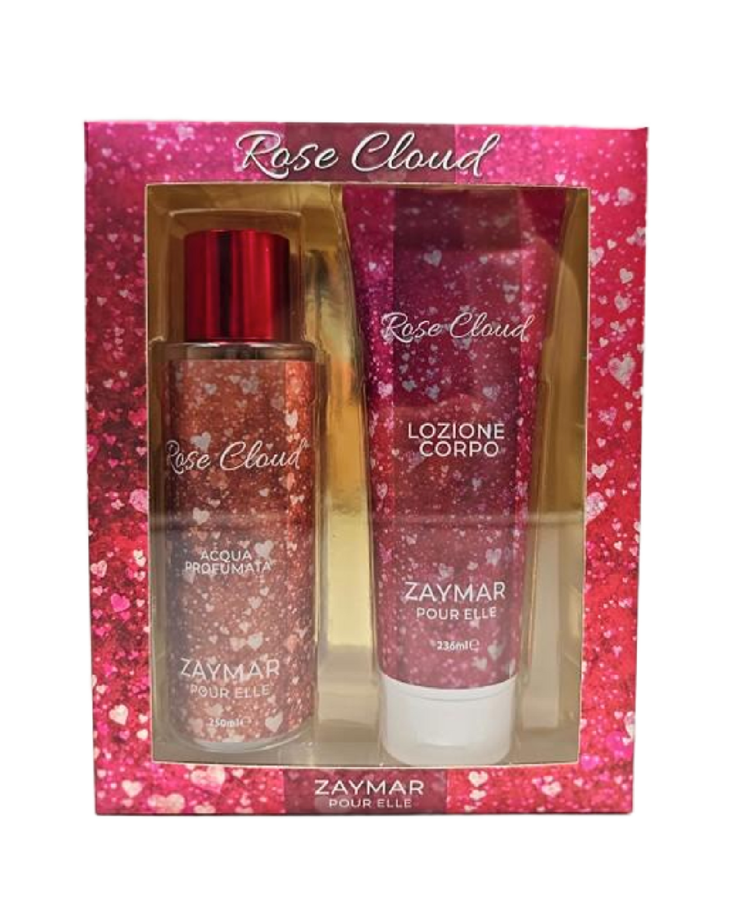 Cofanetto Donna Rose Cloud Acqua Profumata + Body Lotion
