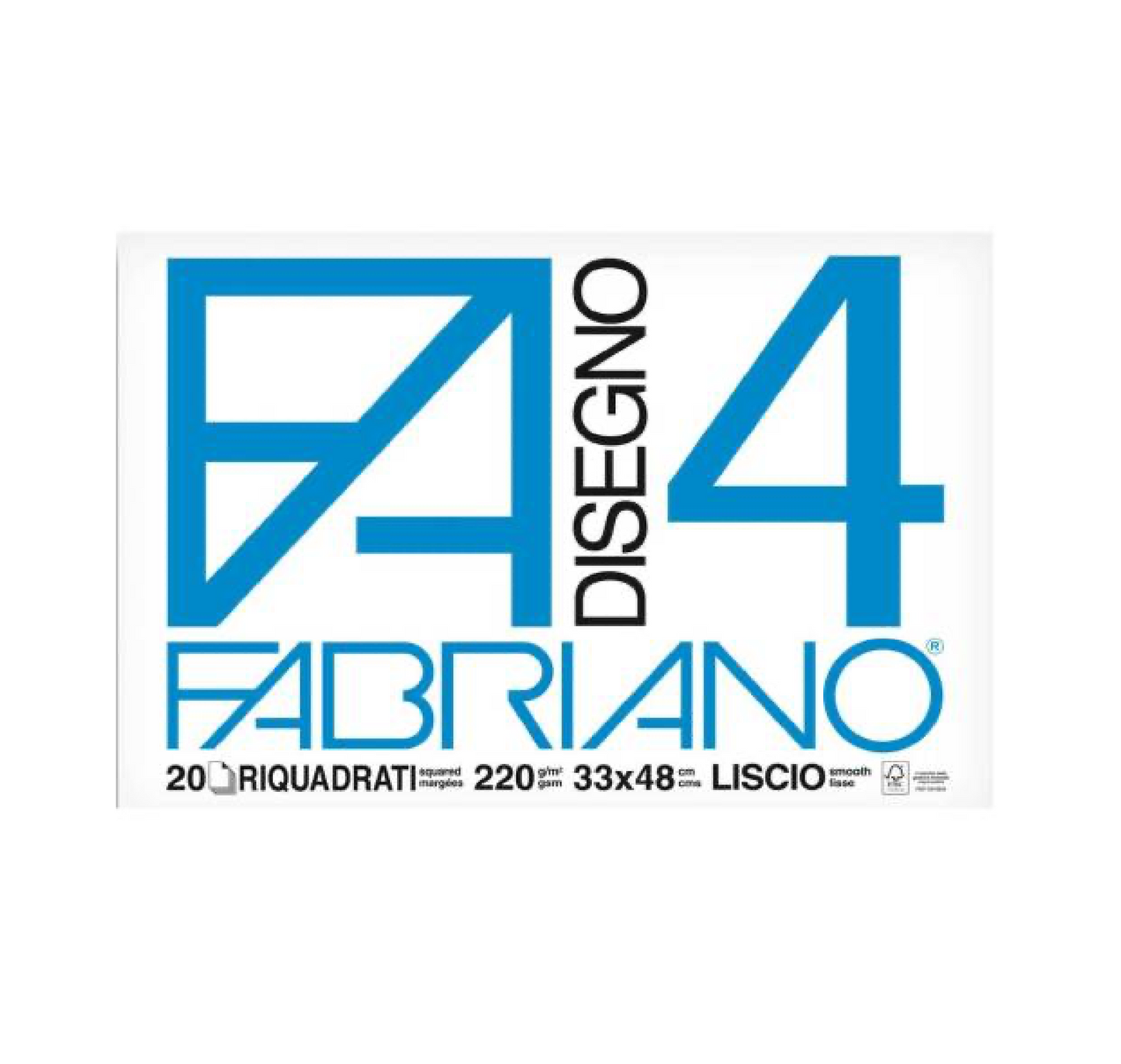 Album F4 33x48 Riquadrato Liscio 220g 20ff