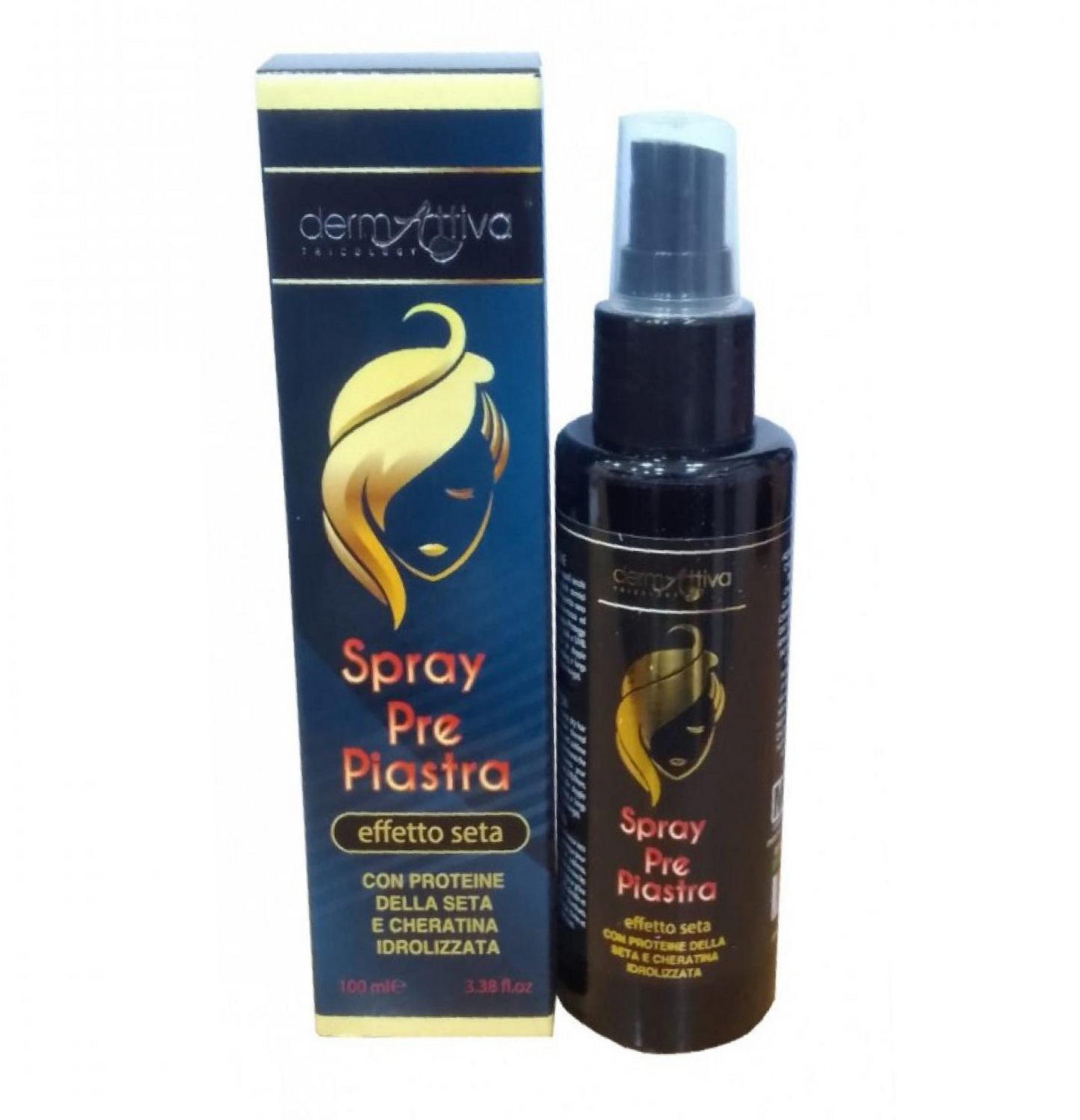 Spray Pre-Piastra Capelli 100 ml – Protezione Termica e Styling