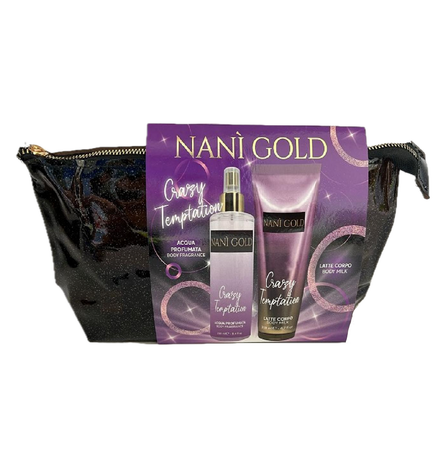 Gold Pochette Crazy Temptation – Acqua Profumata + Crema Corpo Set Regalo Glow