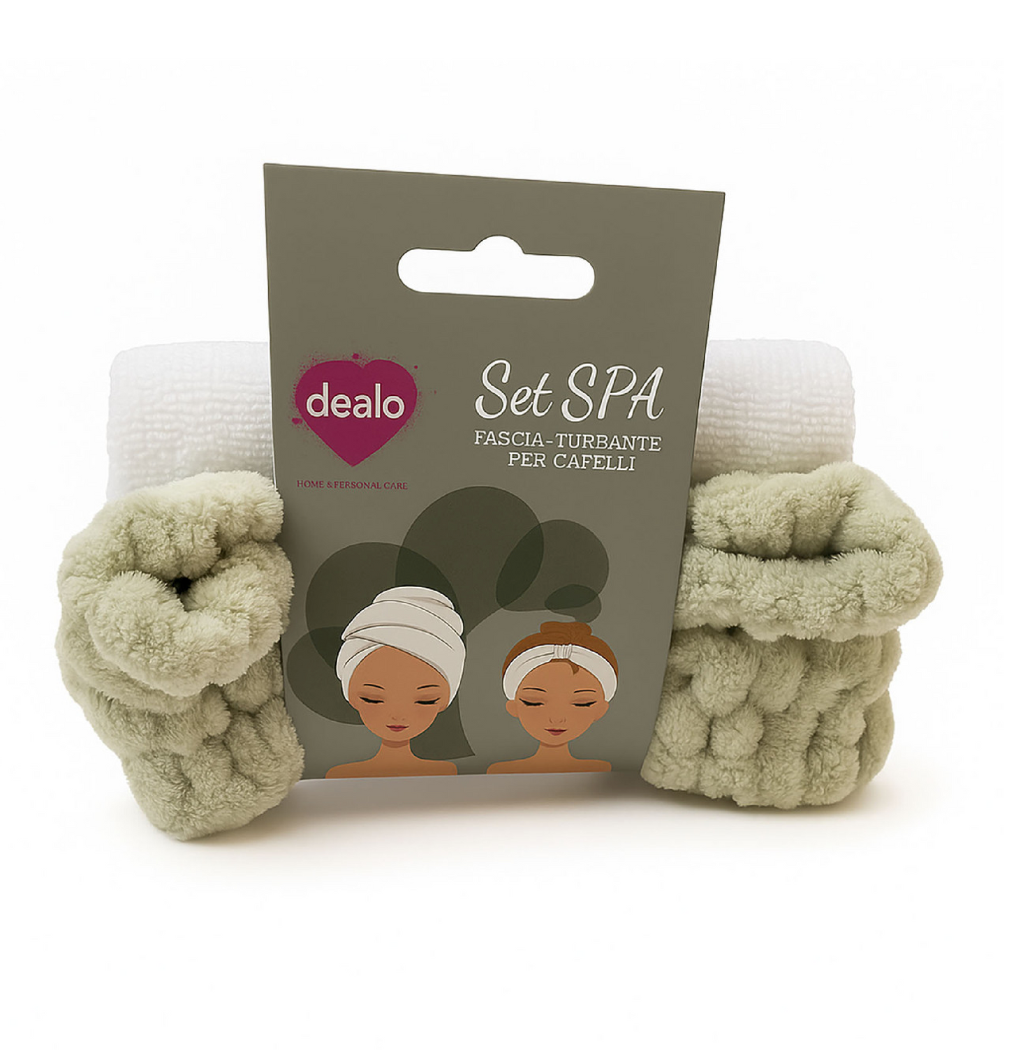 Turbante + Fascia Capelli Set Spa