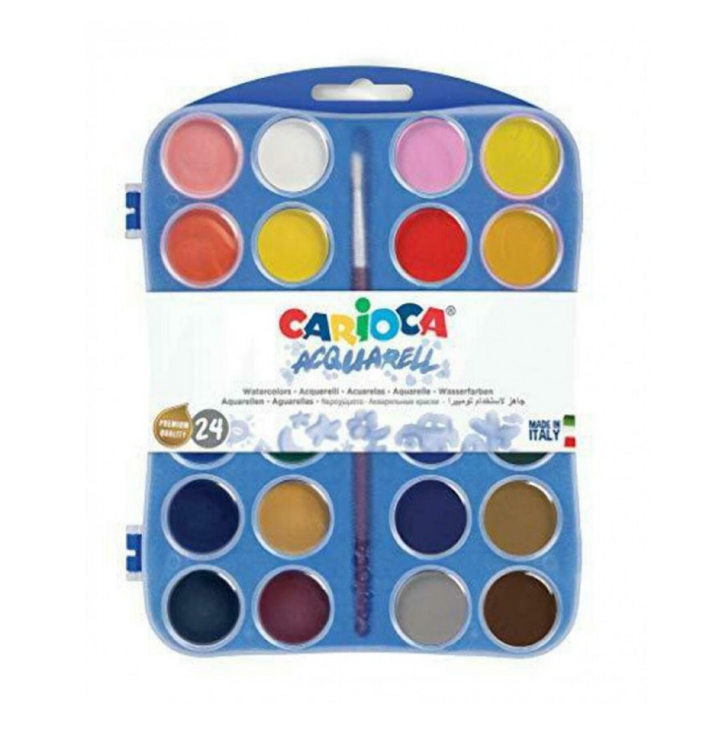 24 Acquerelli Watercolors – Colori Brillanti e Facili da Usare