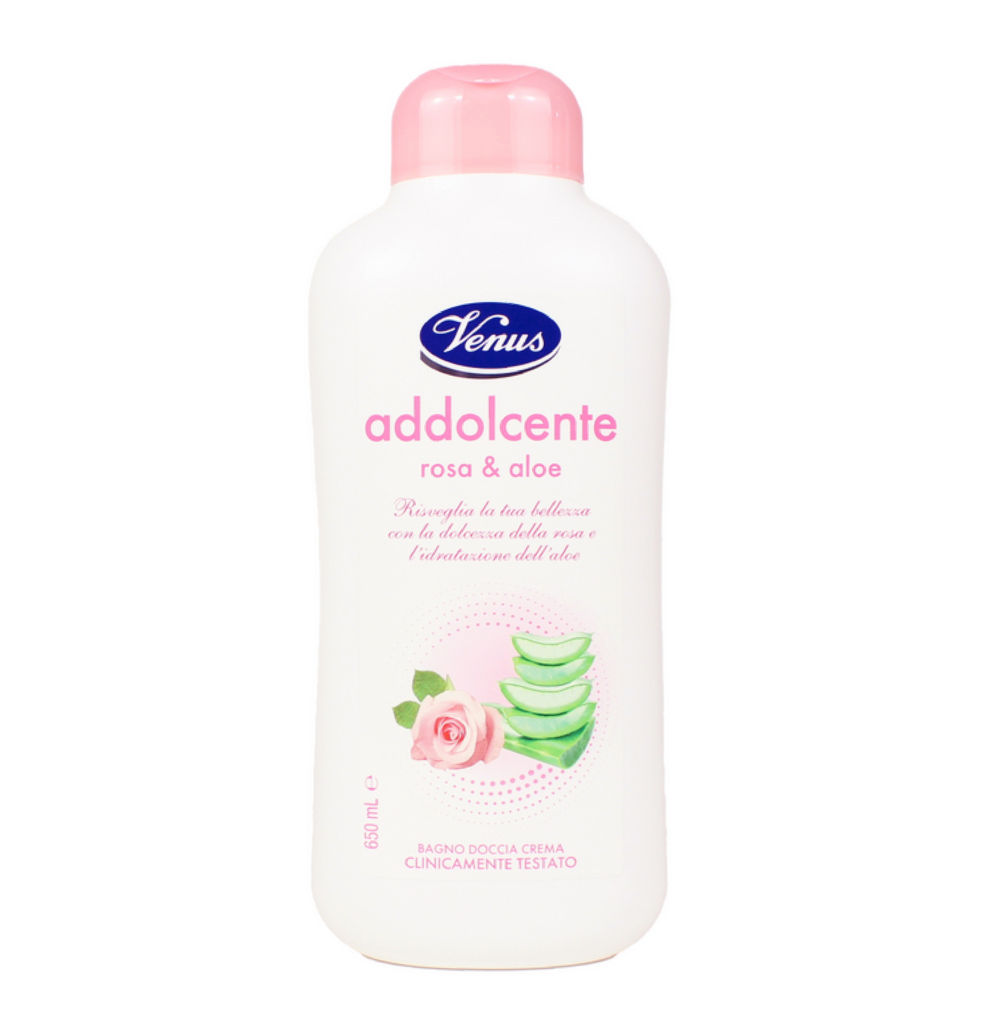 Shower Gel Addolcente Rosa e Aloe – Pelle Morbida e Lenita