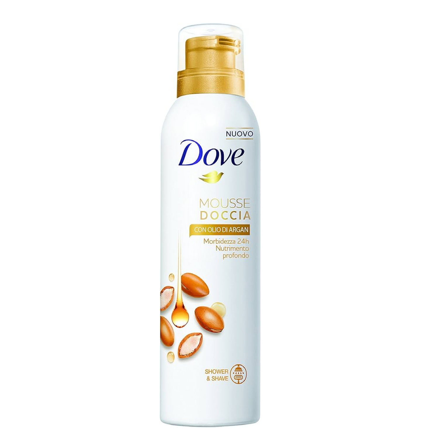 Mousse Doccia Olio di Argan – Idrata e Rigenera la Pelle
