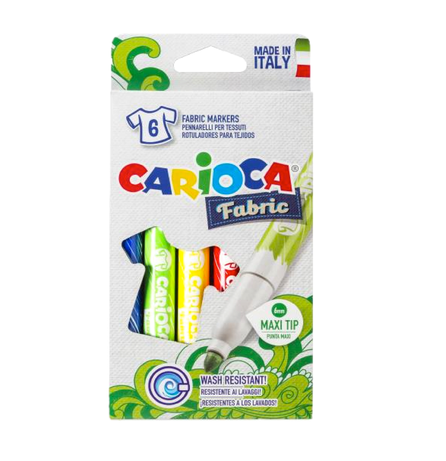 6 Marcatori Tessuto Fabric – Doppia Punta per Vestiti e Tessuti