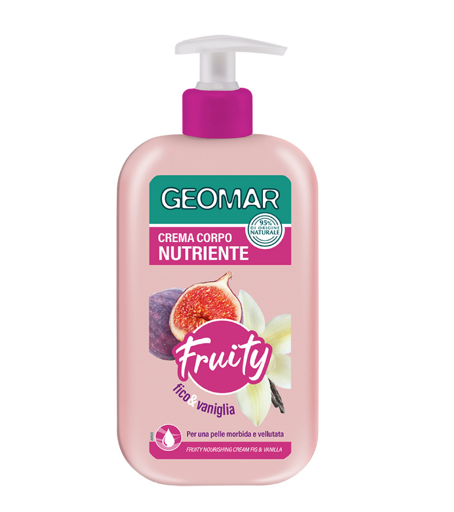 Crema Corpo Nutriente Fico e Vaniglia - 95% Naturale