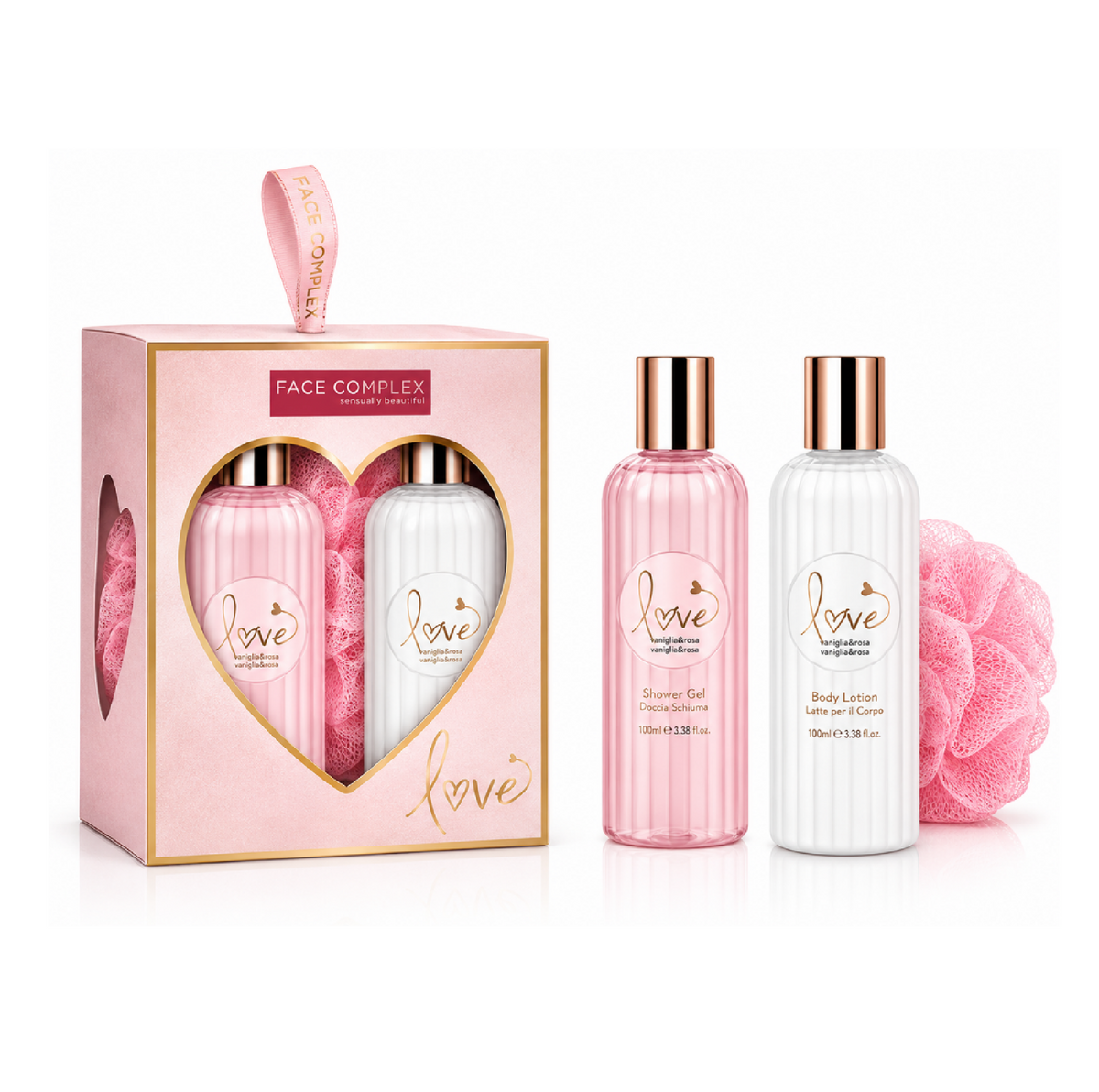 Face Complex Set Bagnodoccia 100ml + Crema Corpo 100ml + Spugna