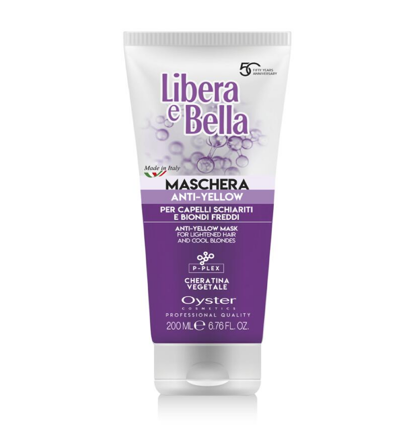 Maschera Anti-Giallo – Capelli Biondi Luminosi e Senza Toni Gialli