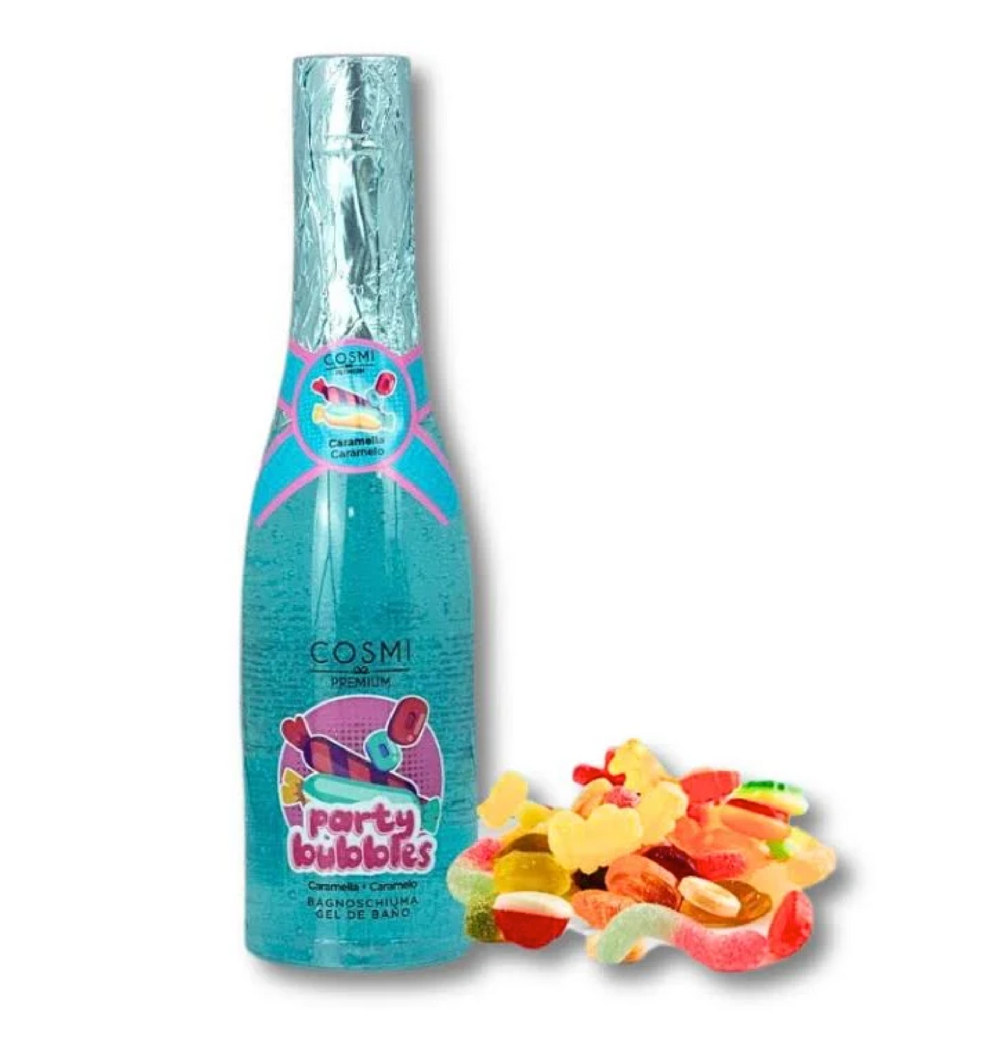 Bagnoschiuma Profumo Caramelle Bottiglia Champagne