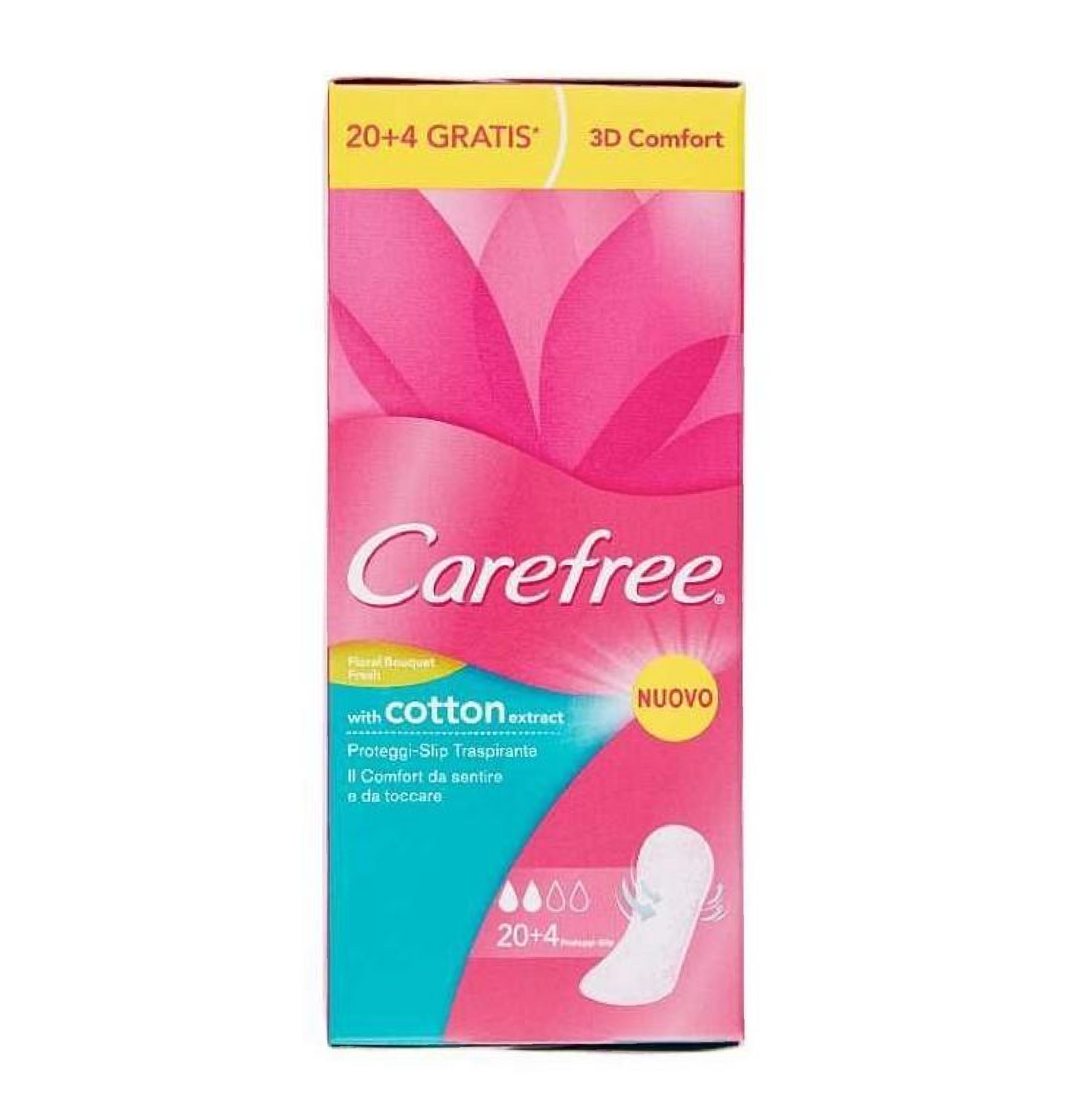 Salvaslip Floral Bouquet 20+4 Pezzi – Traspiranti e Profumati
