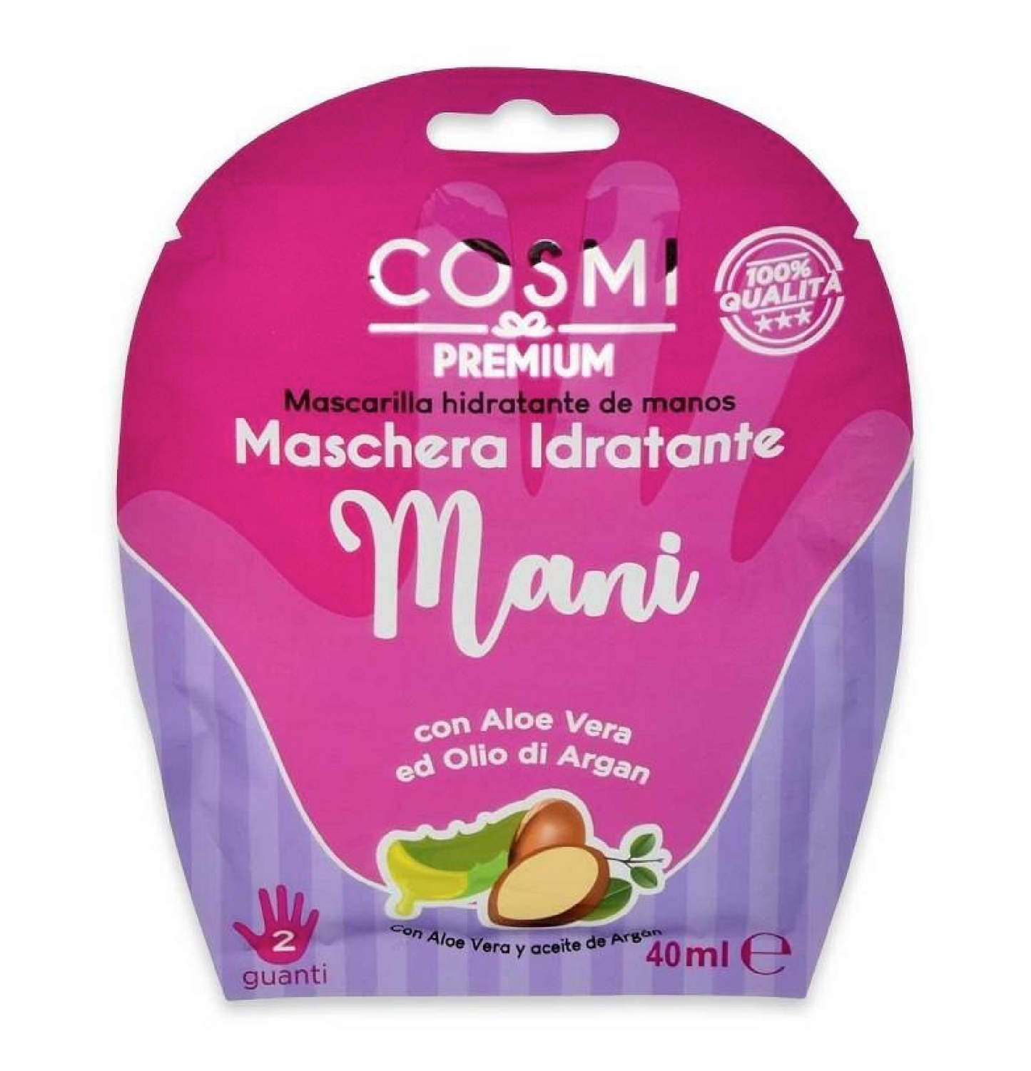 Maschera Idratante Mani con Aloe e Argan – Trattamento Nutriente e Lenitivo