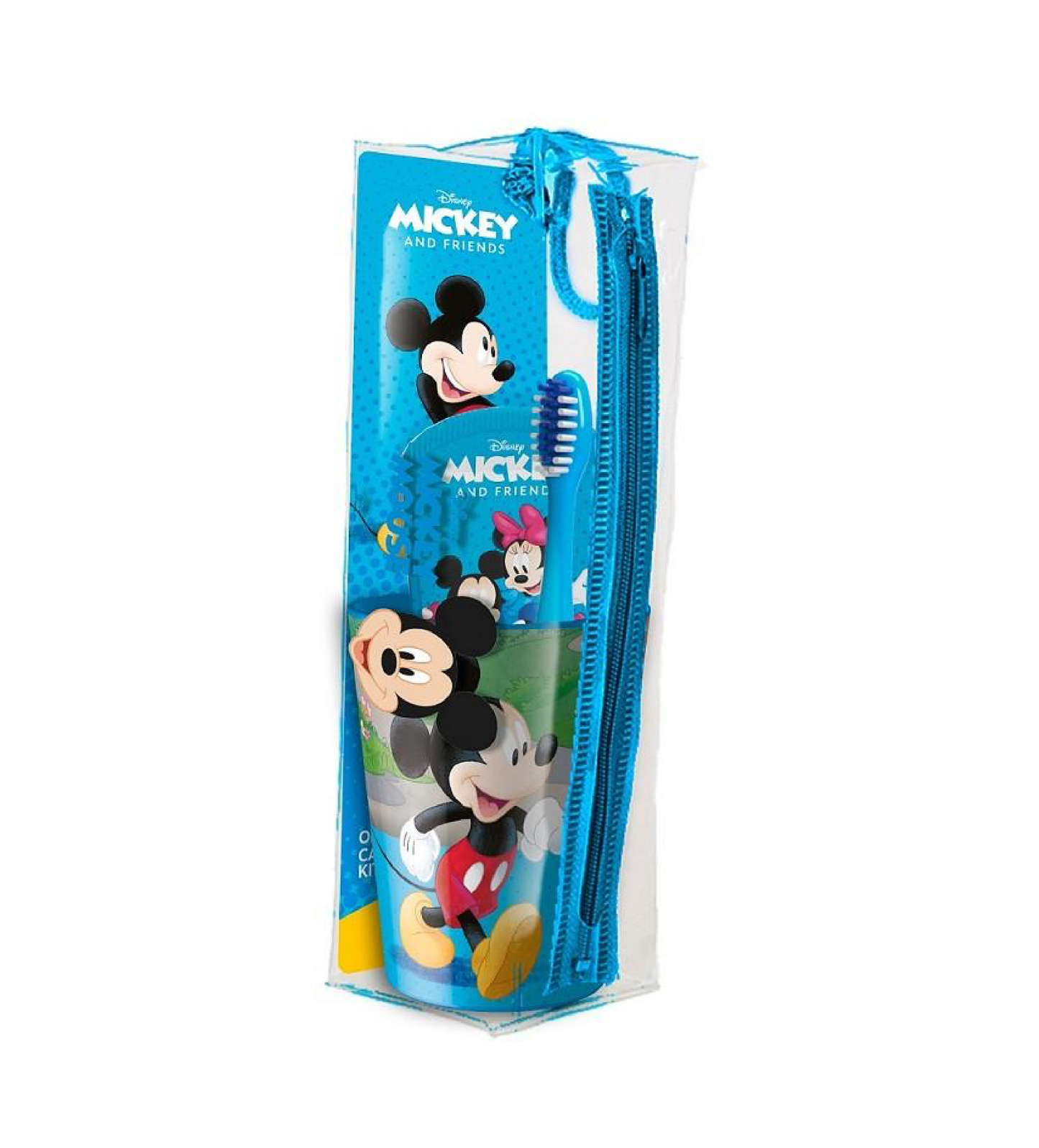 Pochette Spazzolino Dentifricio e Bicchiere Topolino