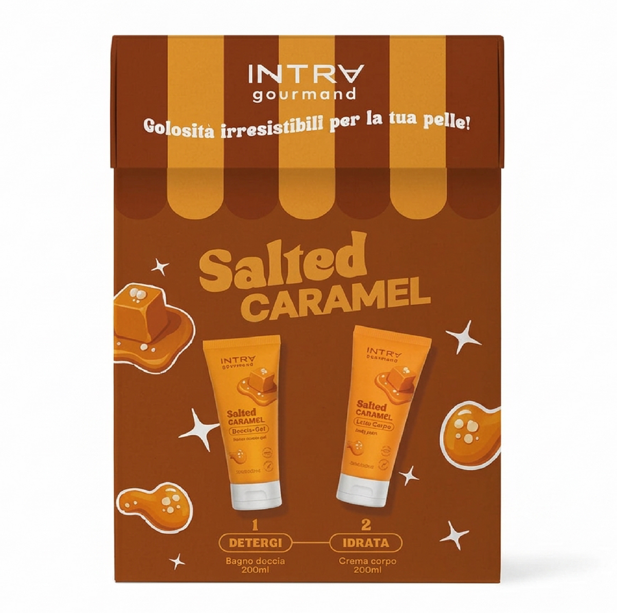 Salted Caramel Cofanetto - Bagno Doccia + Crema Caramello Salato