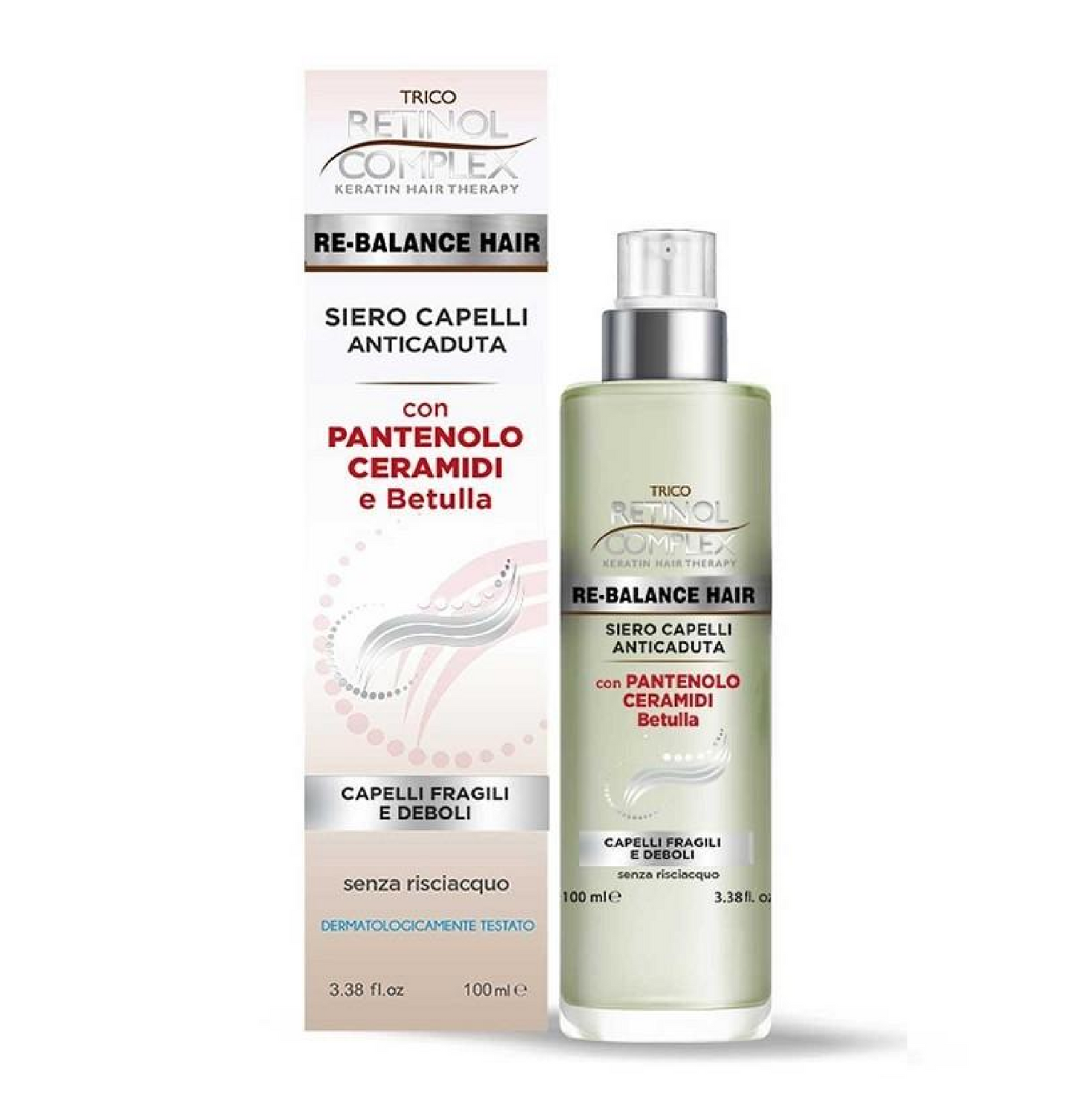 Siero Capelli Anticaduta Pantenolo e Ceramidi – Rinforzo e Vitalità