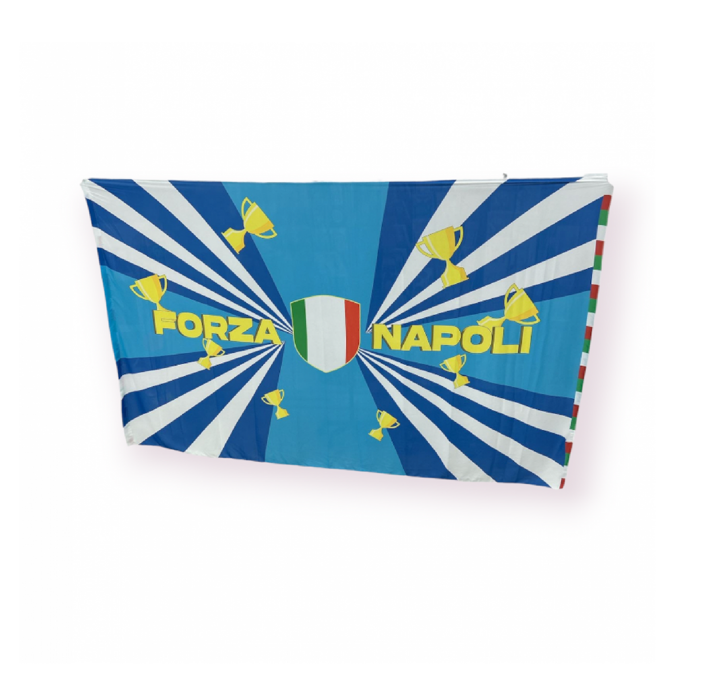 Bandiera Napoli 150x250cm "Forza Napoli"