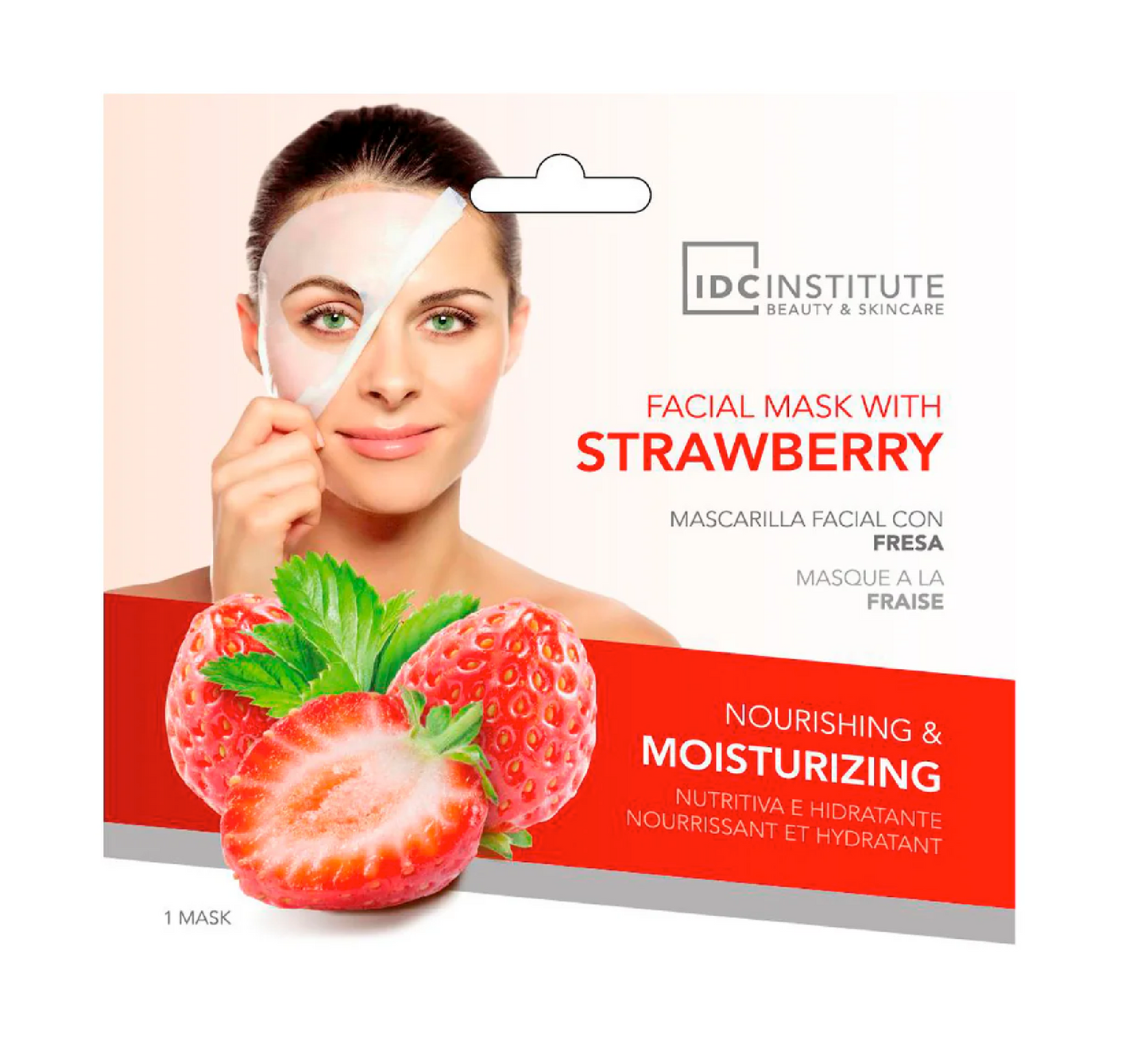 Maschera Viso alla Fragola Idratante Rivitalizzante