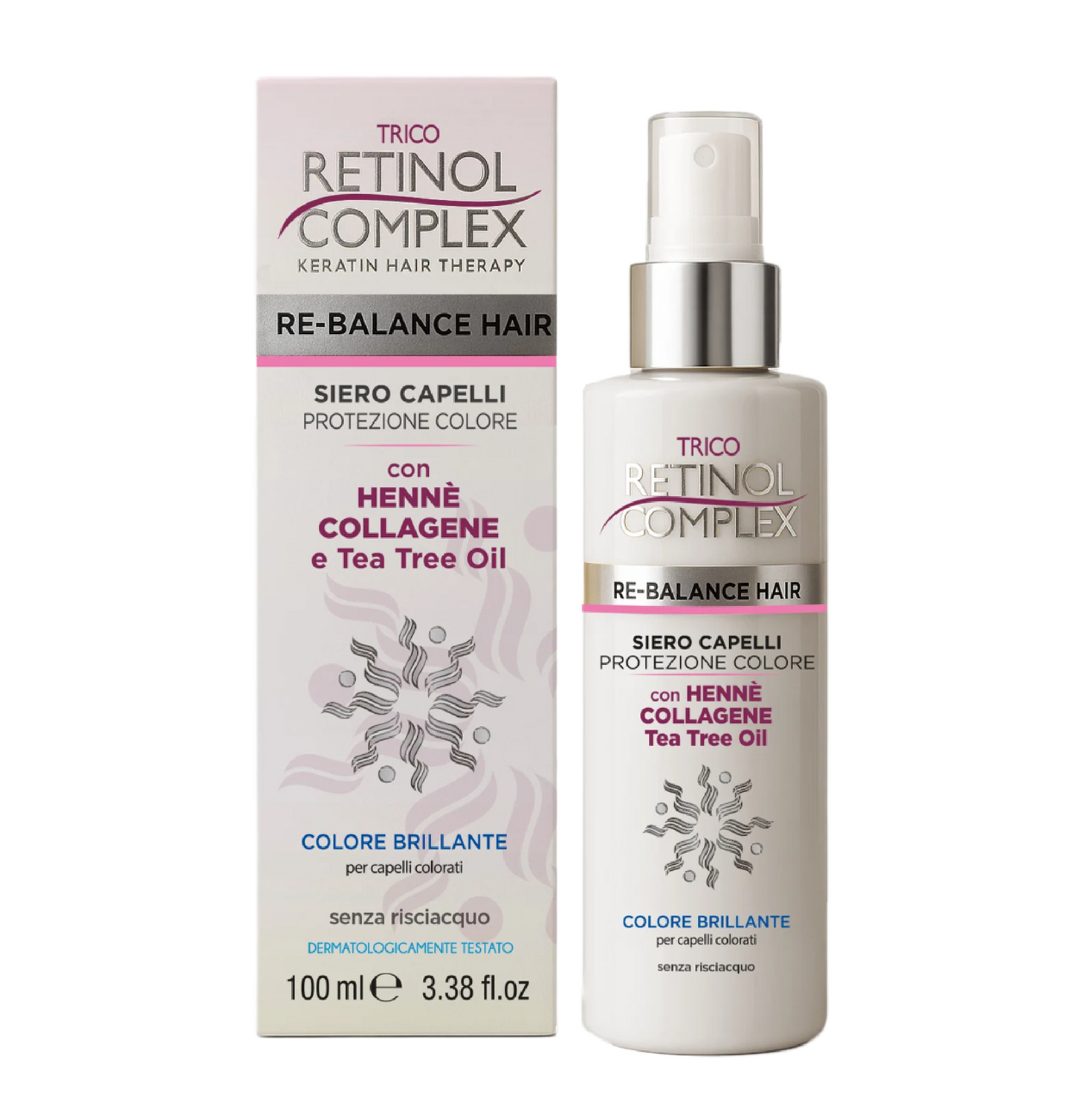 Siero Capelli Henné, Cheratina e Collagene – Forza e Luminosità