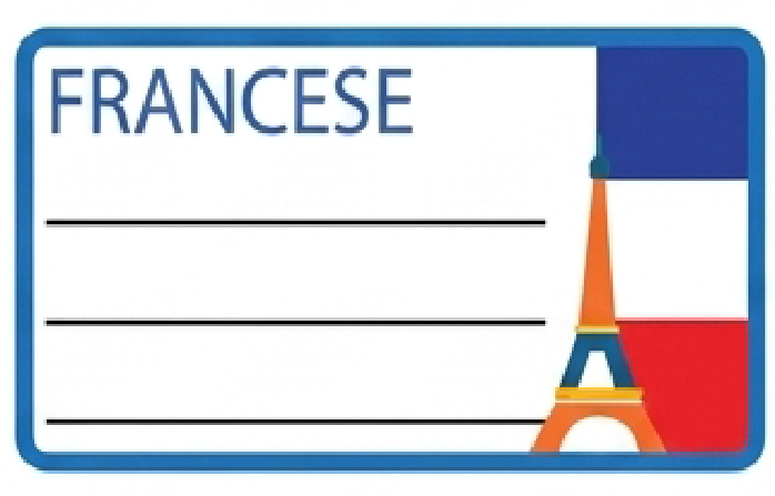 Set 70 Etichette Adesive Scolastiche per Materie (10 Materie x 7 Pezzi) - Personalizzabili per Quaderni e Libri