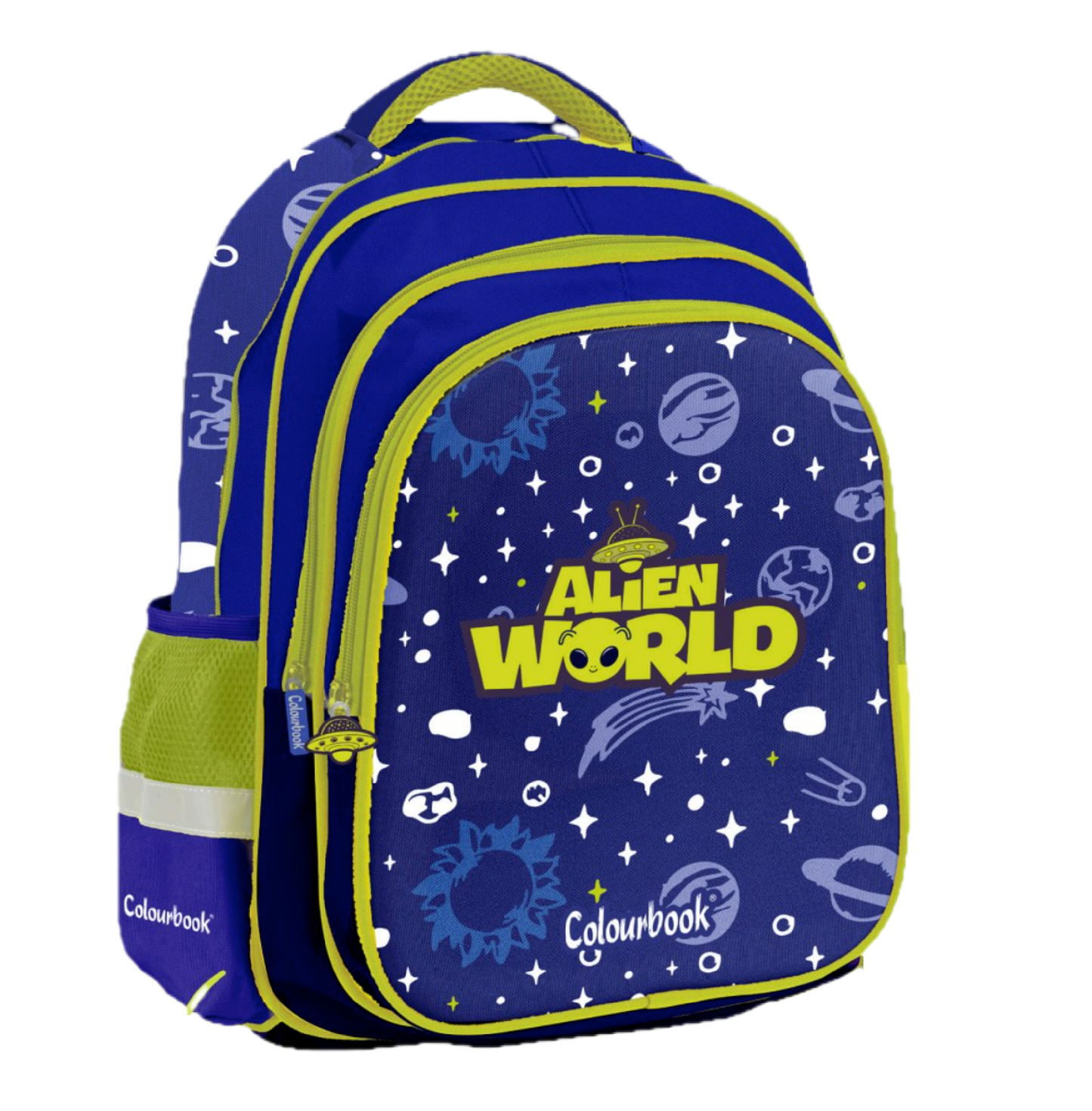 Zaino Alieno 30L per Scuola Elementare con 3 Scomparti e Porta PC