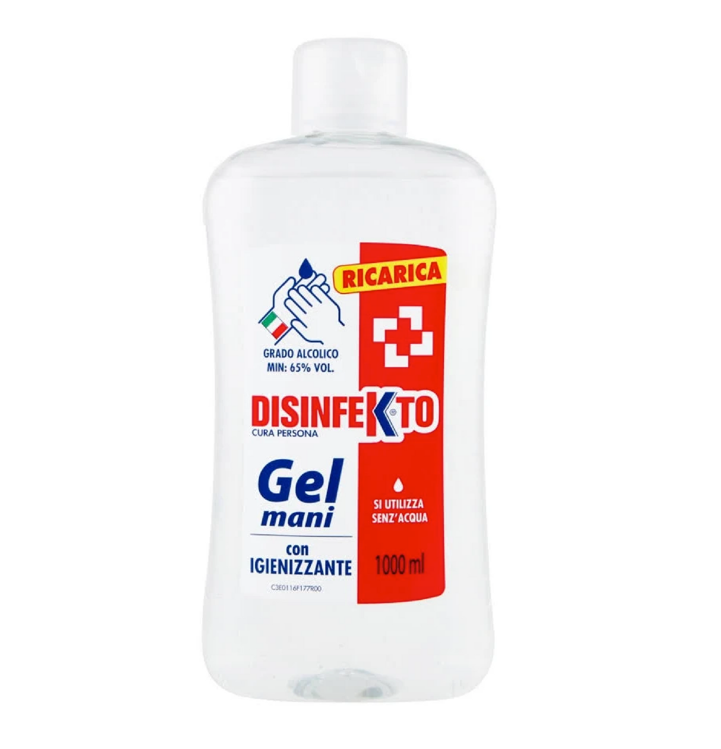 Disinfekto Gel Mani Igienizzante - Igiene Profonda e Protezione Batteri Ricarica