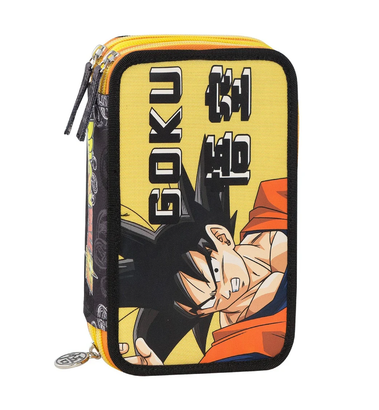 Astuccio 3 Zip Dragon Ball Completo - Portapenne Scuola Tre Scomparti