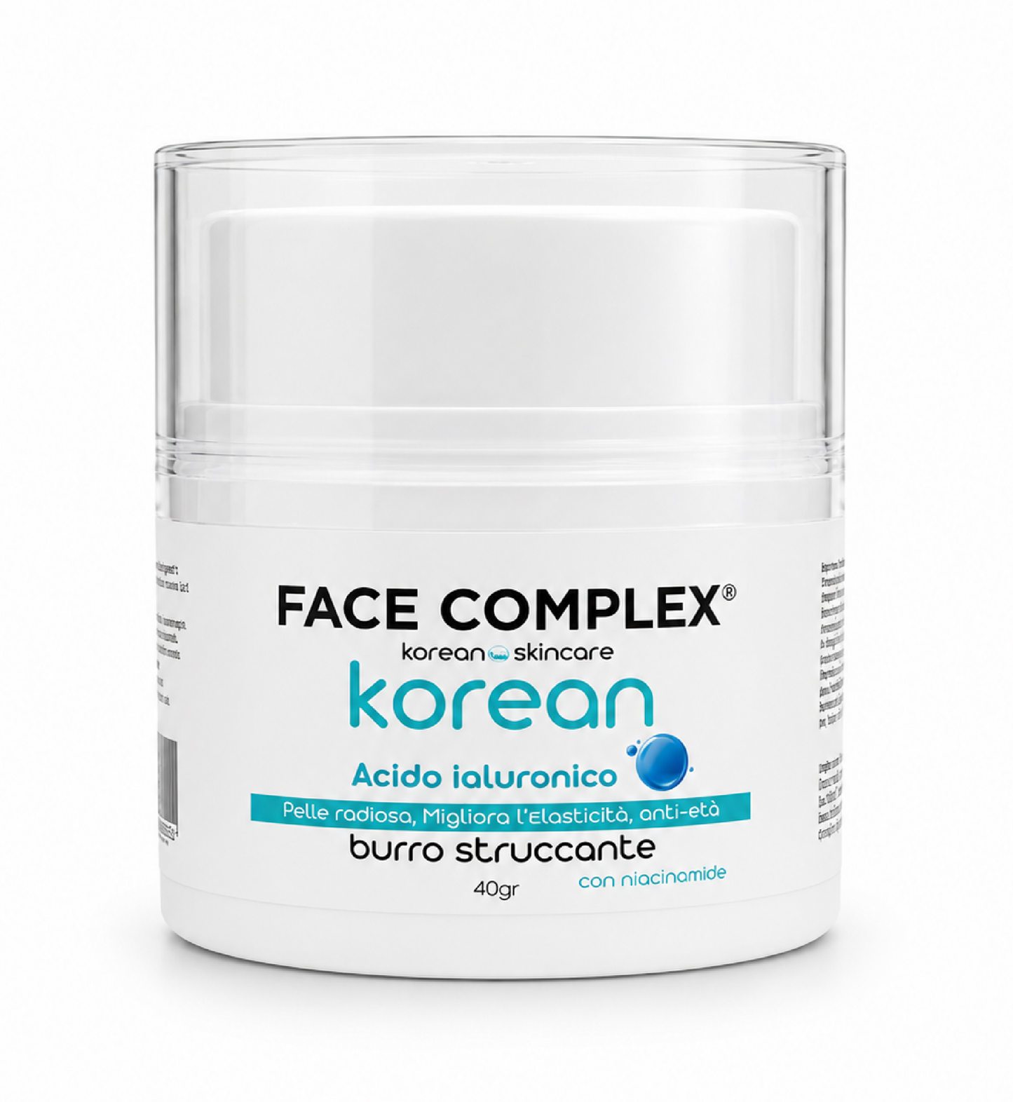 Korean Skincare Burro Struccante Acido Ialuronico - Detergente Viso