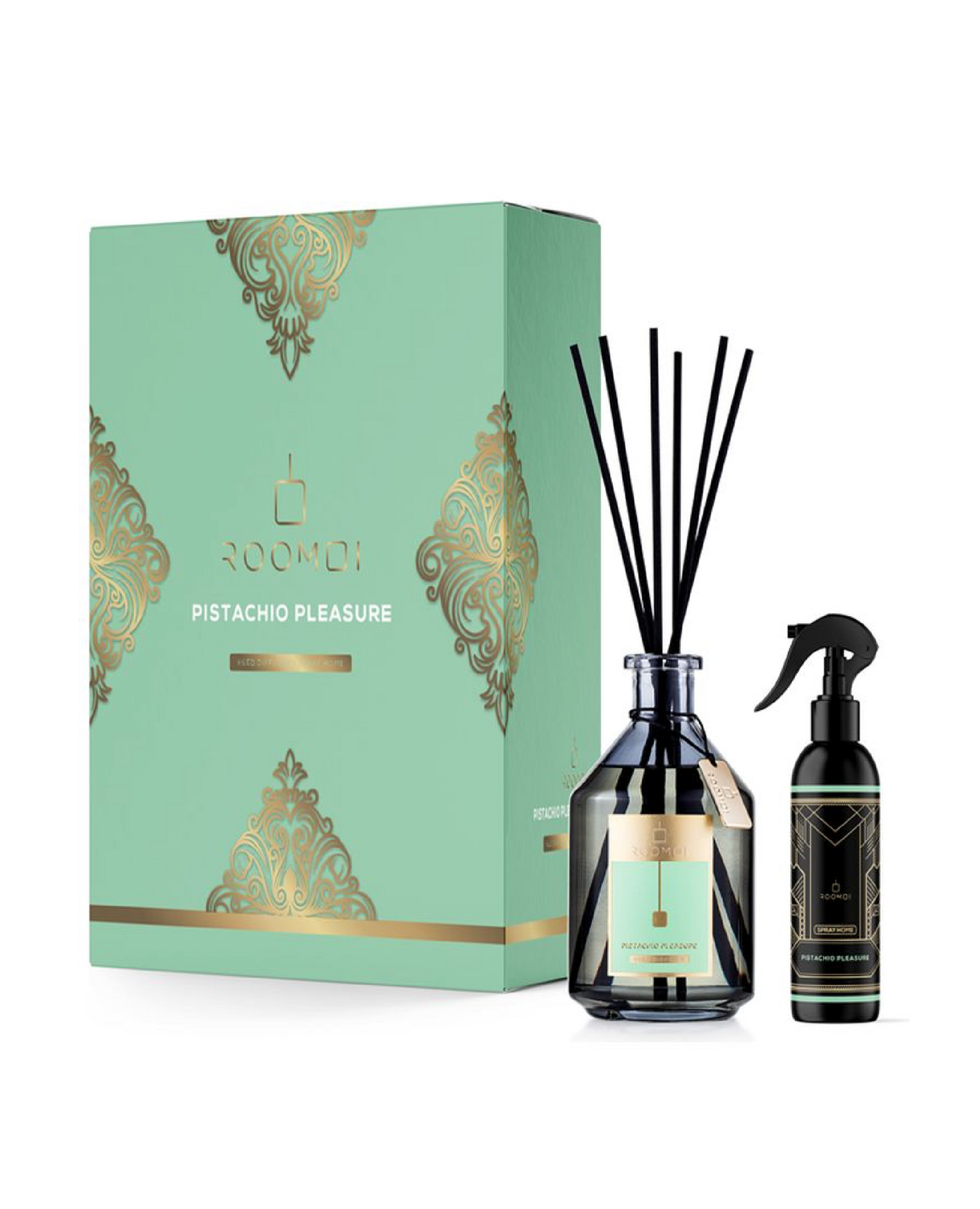 Cofanetto Pistacchio – Profumatore Ambiente + Spray