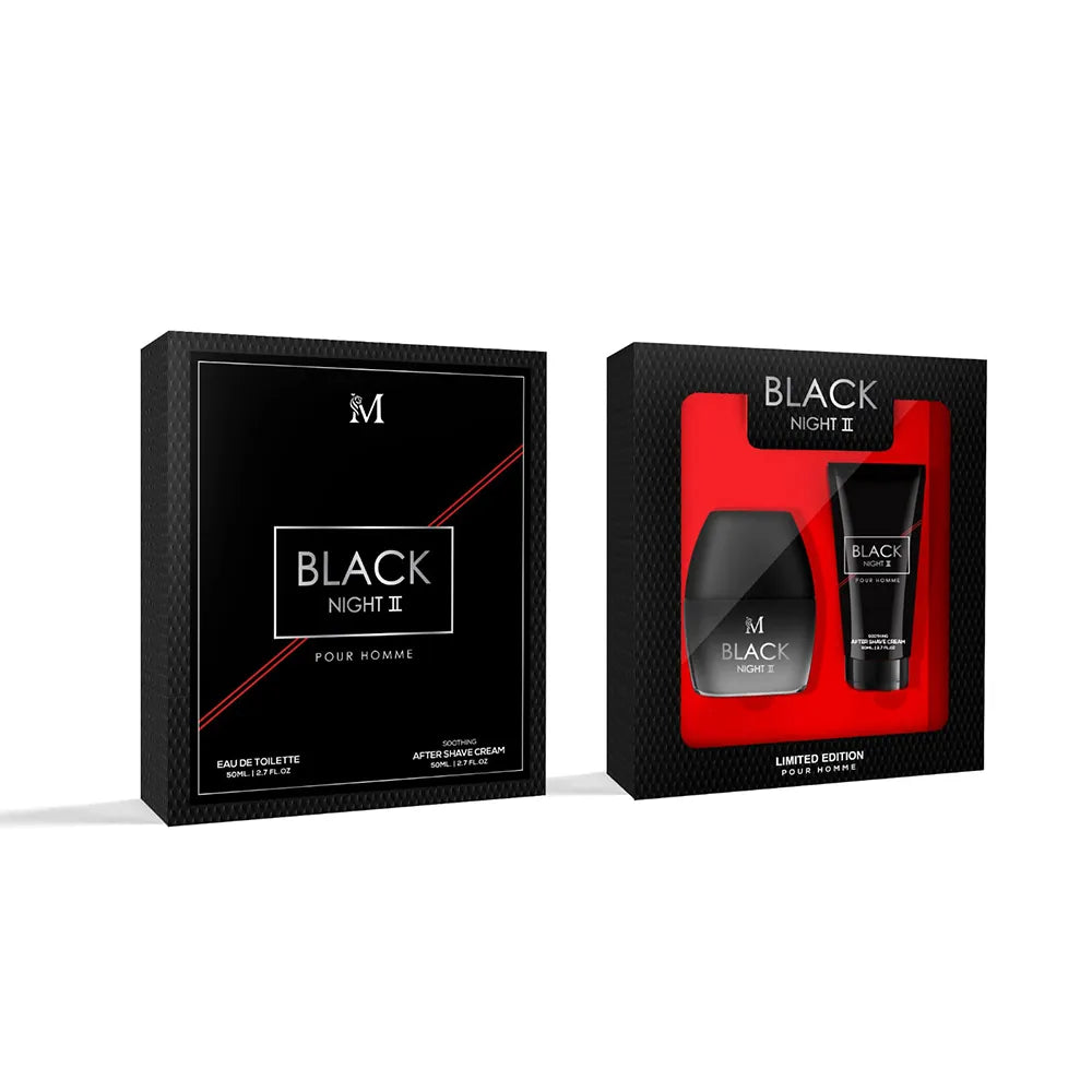 Cofanetto Black Night II Eau de Parfum + After Shave Cream