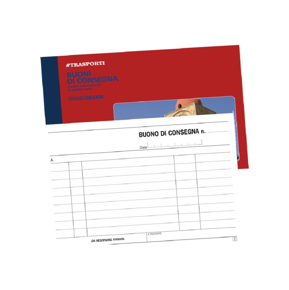 Blocco Buoni Consegna A6 a triplice copia
