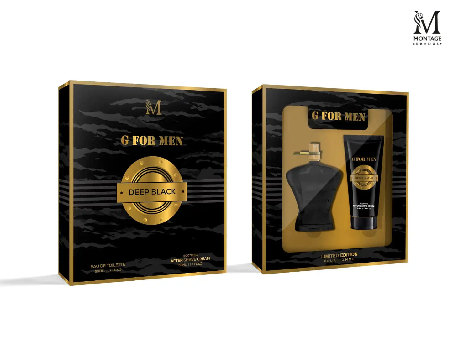 Cofanetto G for Men Deep Black – Eau de Parfum + After Shave Cream